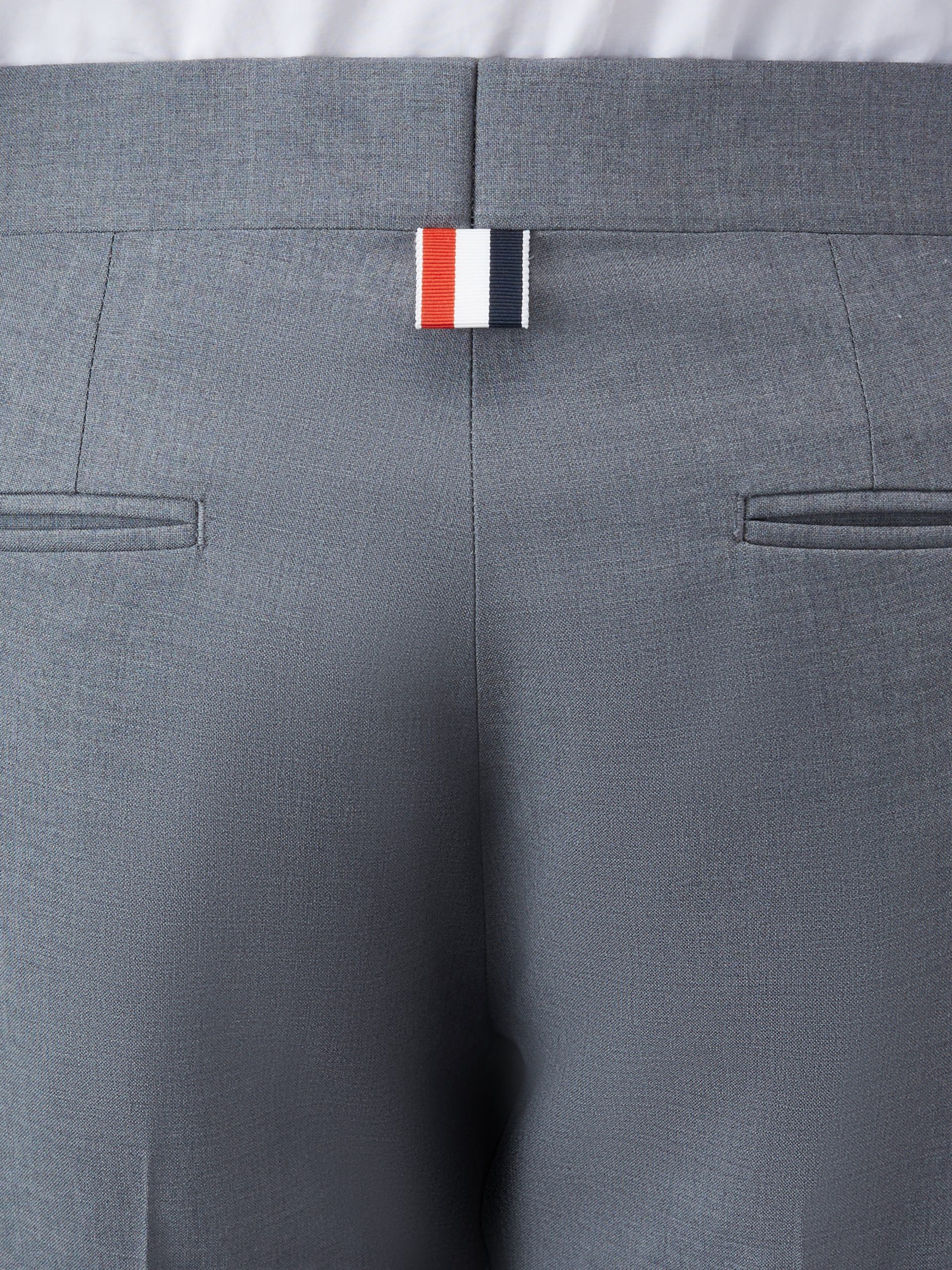PLAIN WEAVE 4-BAR LOW RISE TROUSERS - Image 6