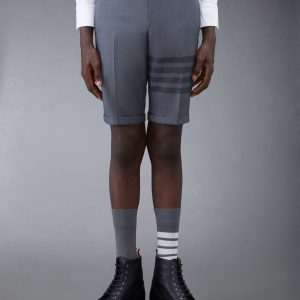 STEP TWILL SCHOOL UNIFORM 4-BAR LOW RISE SHORTS