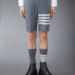 PLAIN WEAVE 4-BAR LOW RISE SHORTS