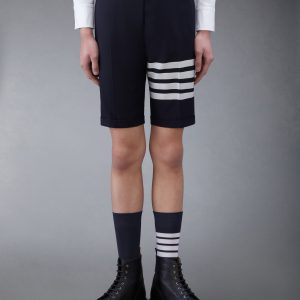 PLAIN WEAVE 4-BAR LOW RISE SHORTS