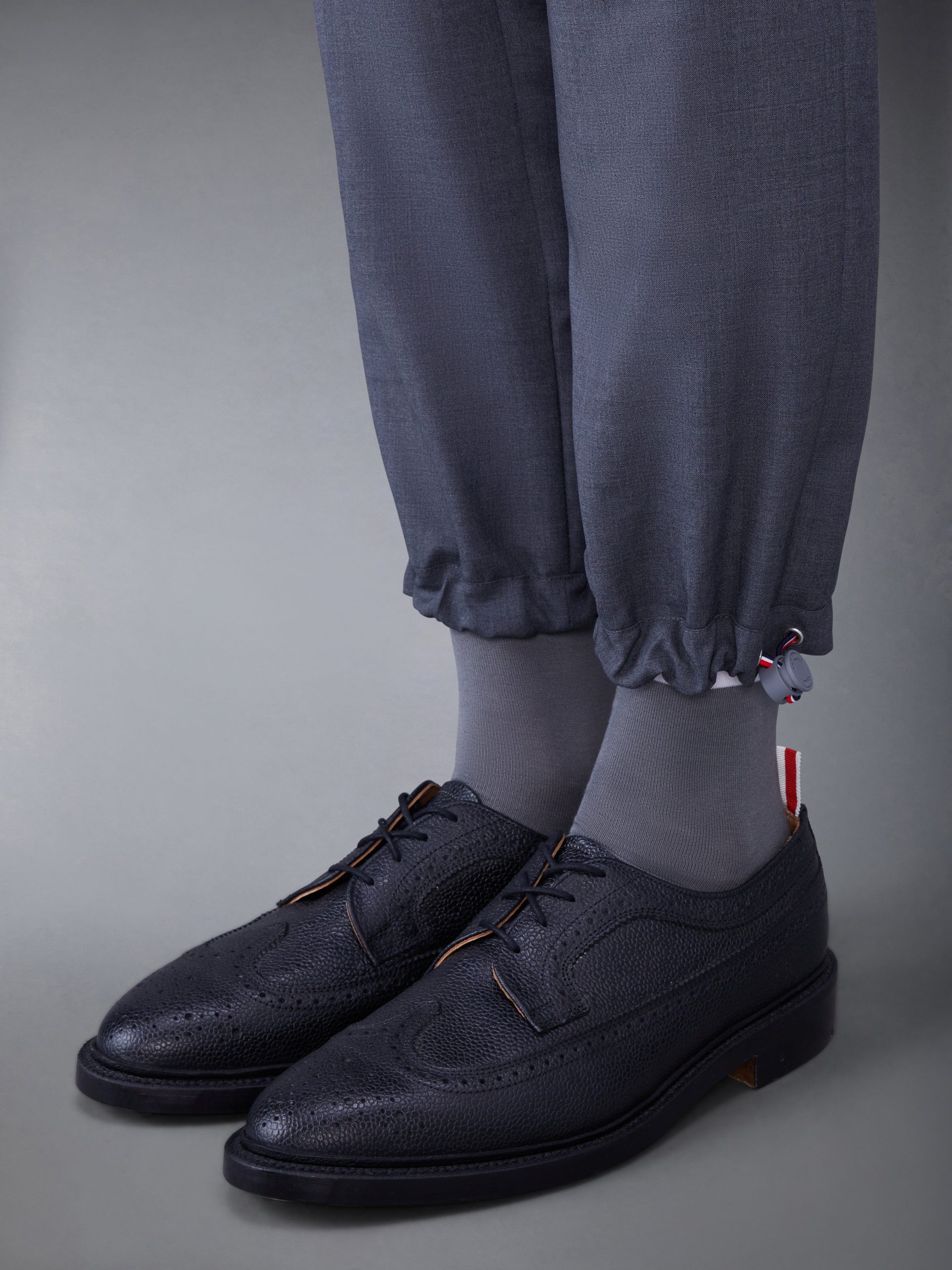 PLAIN WEAVE 4-BAR TRACK TROUSER - Image 6