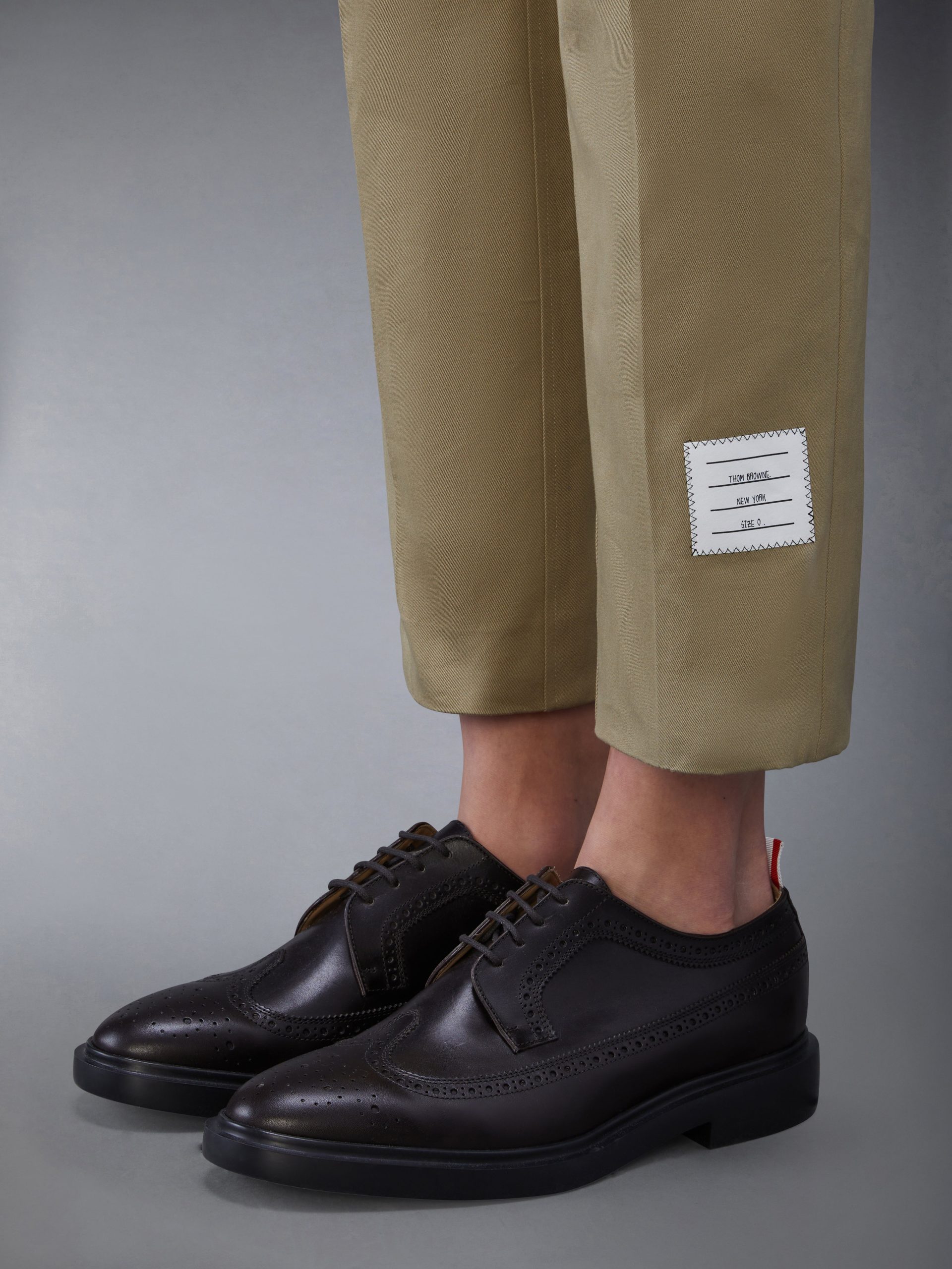 COTTON TWILL 4-BAR UNCONSTRUCTED CHINO TROUSERS - Image 5