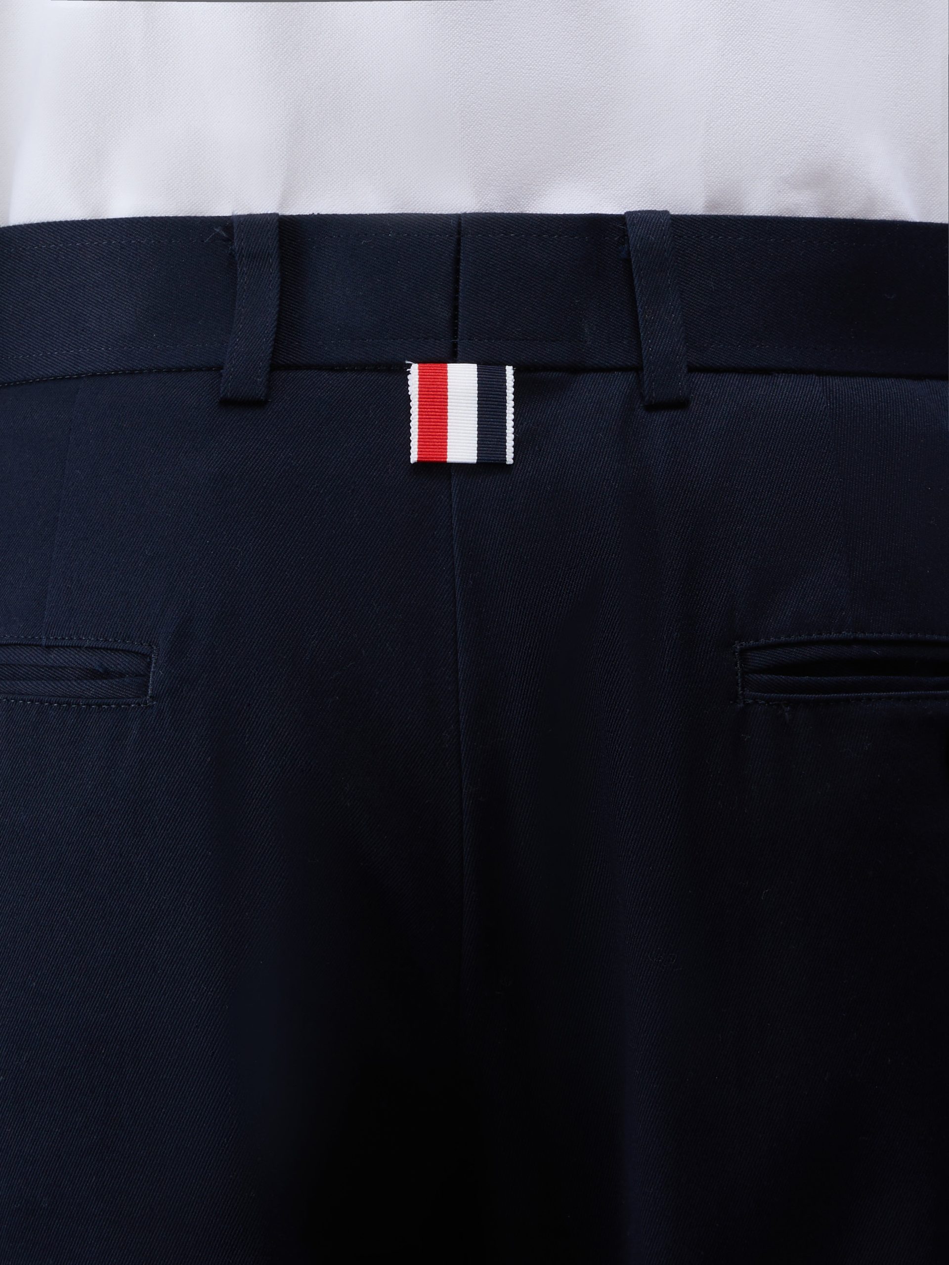 COTTON TWILL 4-BAR UNCONSTRUCTED CHINO TROUSERS - Image 6