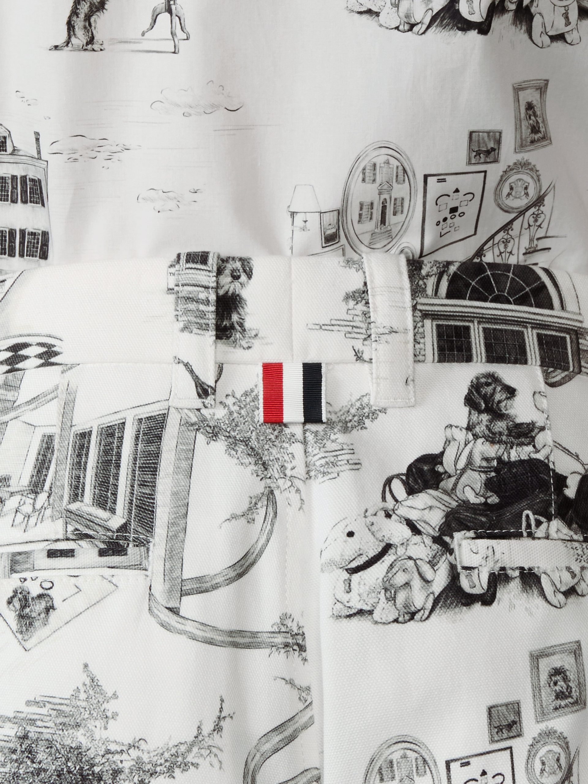 CANVAS HECTOR TOILE UTILITY CHINO TROUSER - Image 4