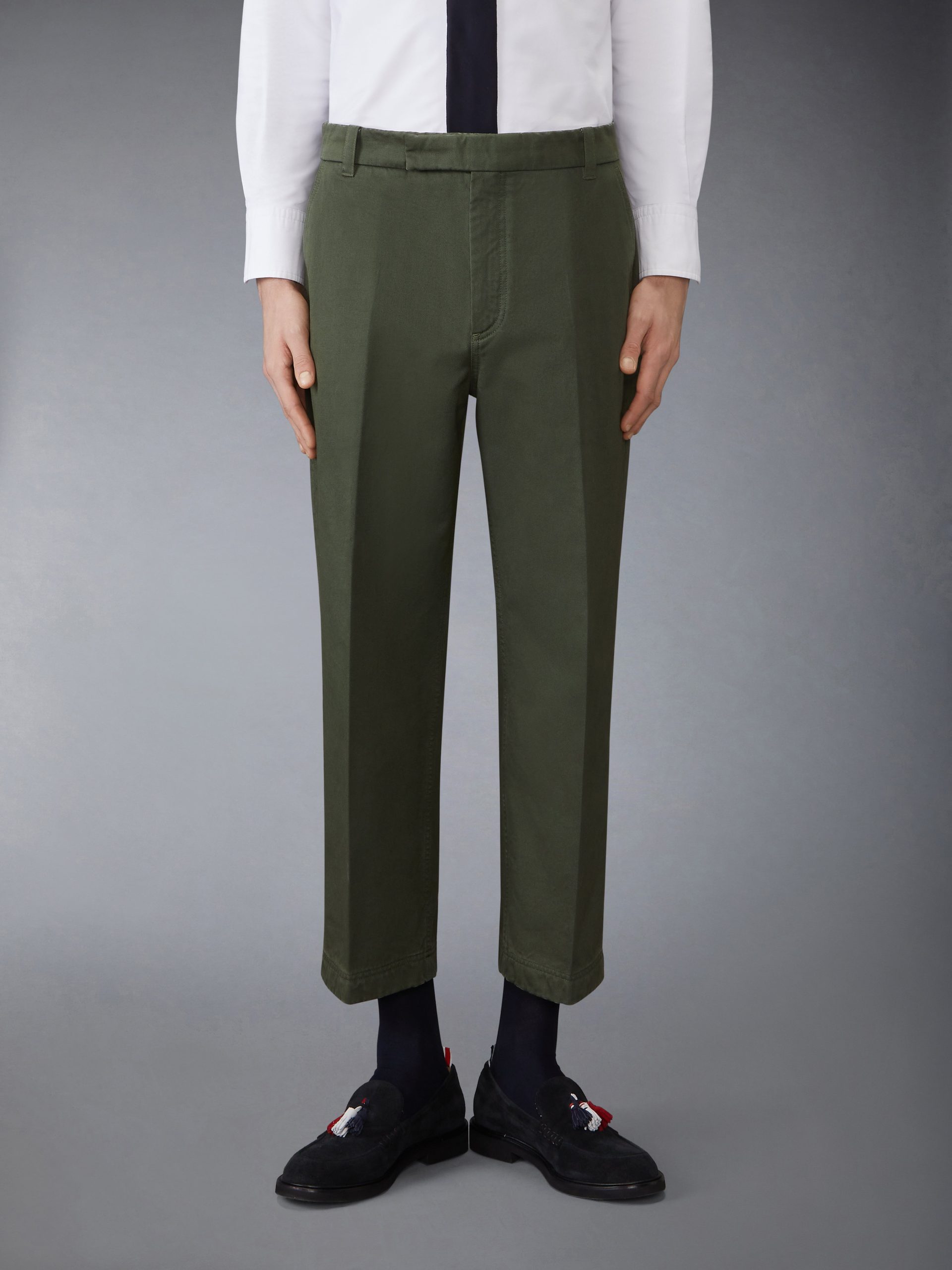 COTTON TWILL UTILITY TROUSER