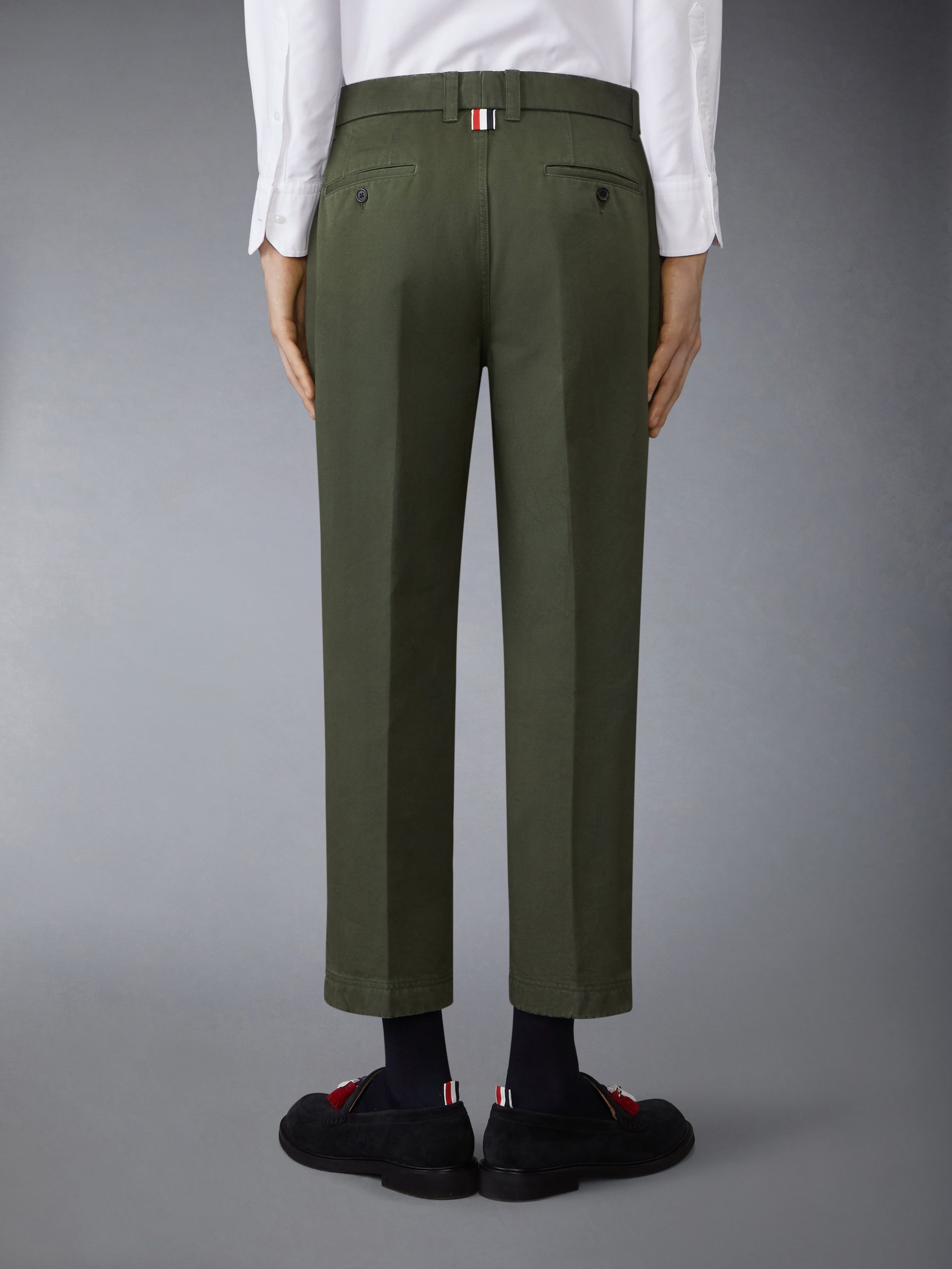 COTTON TWILL UTILITY TROUSER - Image 2