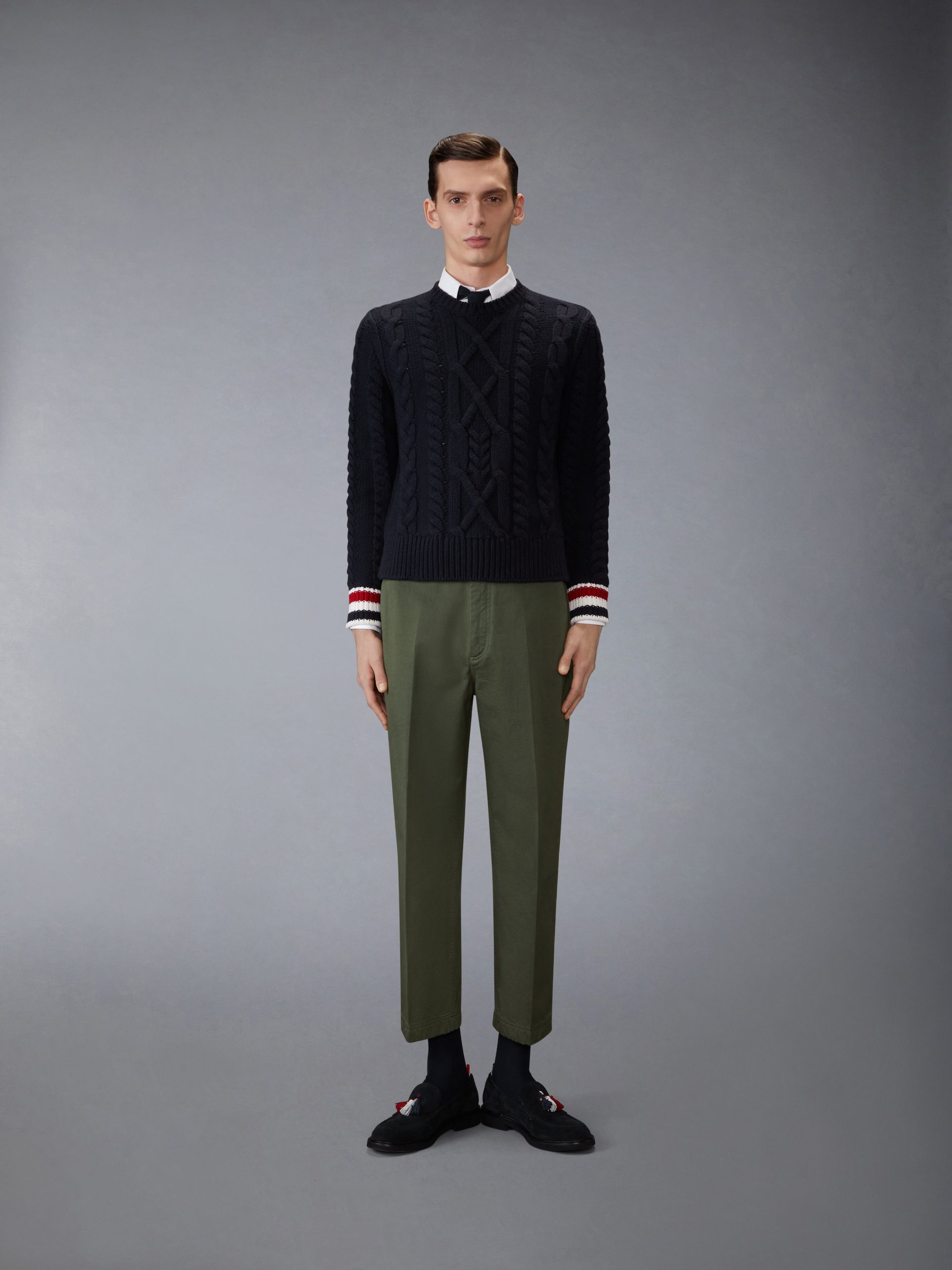 COTTON TWILL UTILITY TROUSER - Image 3