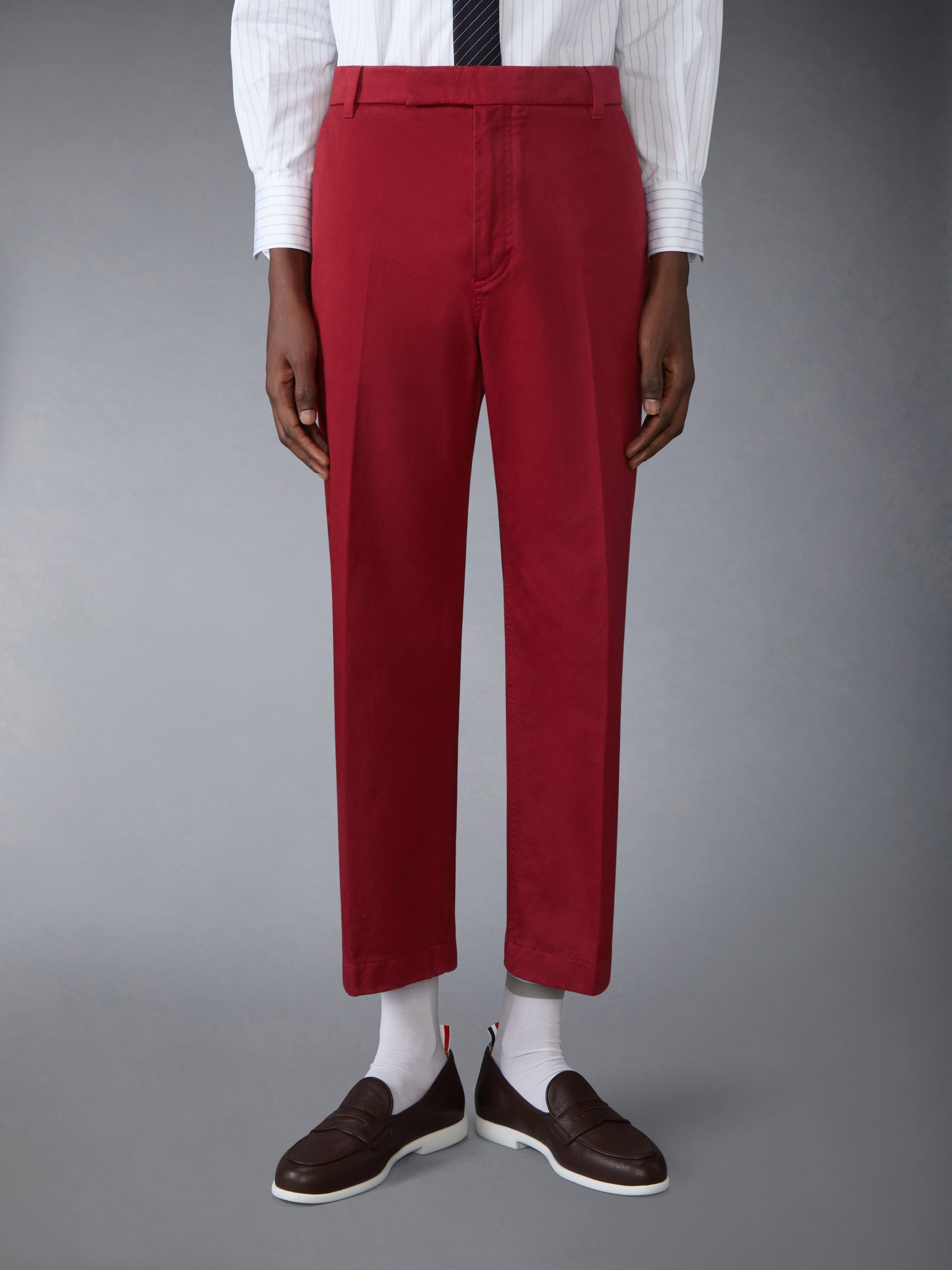 COTTON TWILL UTILITY TROUSER