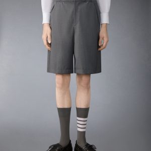 TECH WOOL TWILL TRACK SHORTS
