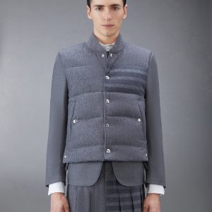 FLANNEL DOWN FILL 4-BAR VEST