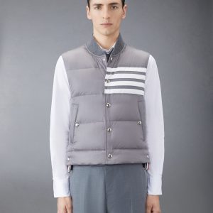 MATTE FINISH NYLON DOWN FILL 4-BAR VEST