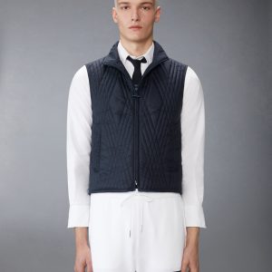 NYLON TECH ECO FILLED QUILTED VEST