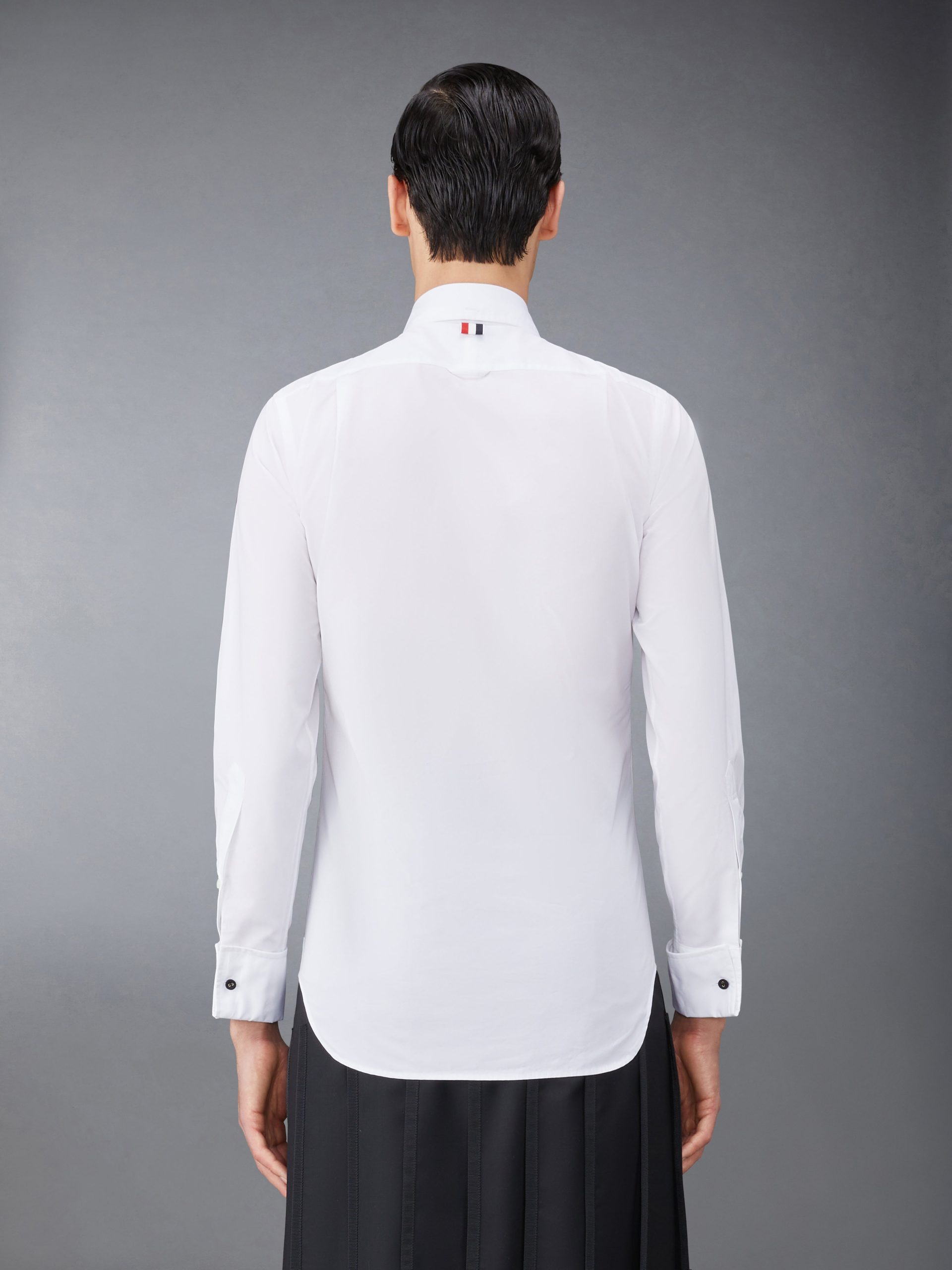 POPLIN FRENCH CUFF TUXEDO SHIRT - Image 3
