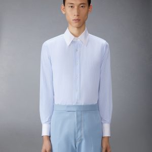 MICRO UNIVERSITY STRIPED POPLIN SHIRT