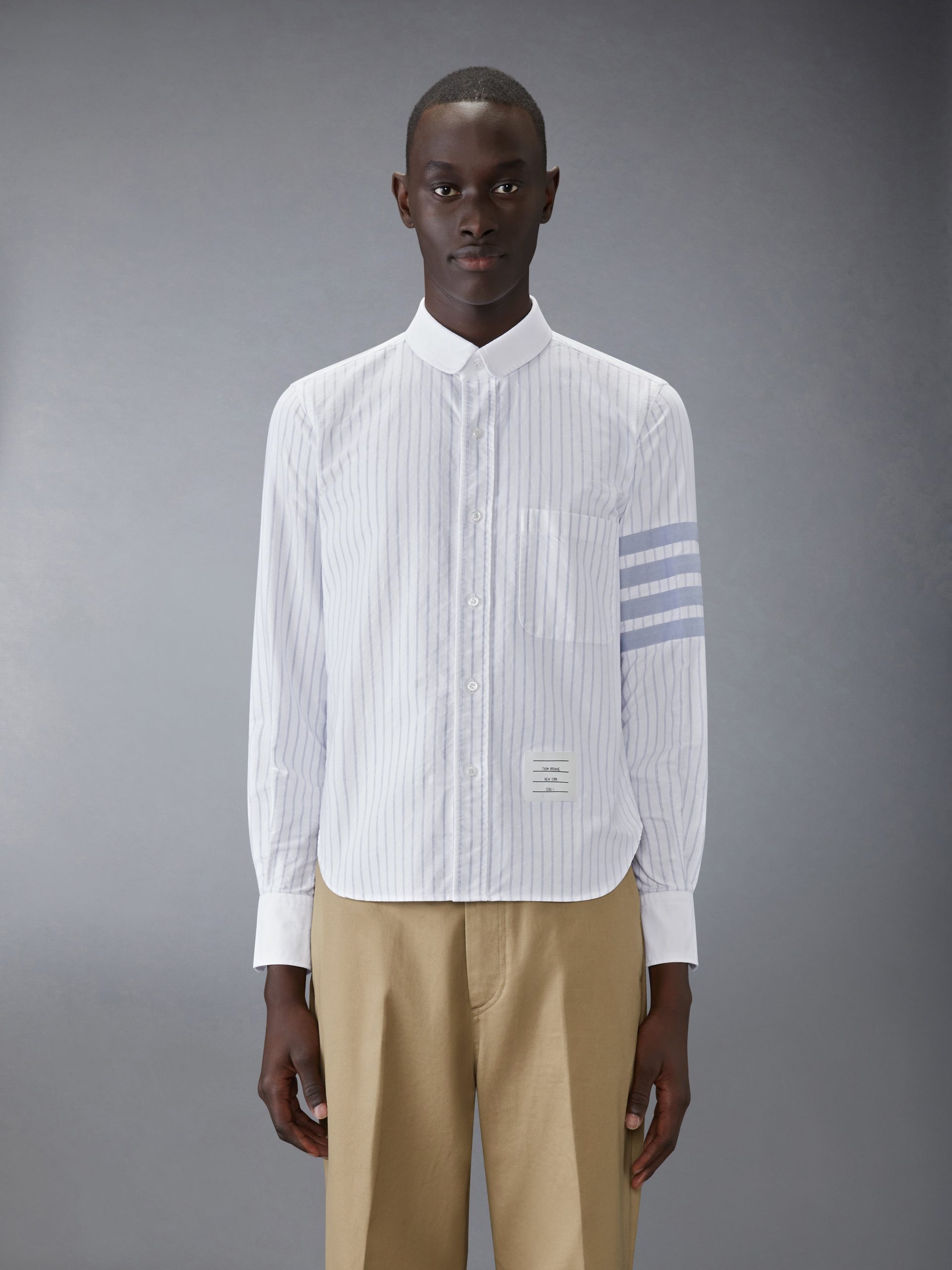 OXFORD 4-BAR SHADOW PINSTRIPE SHIRT - Image 2