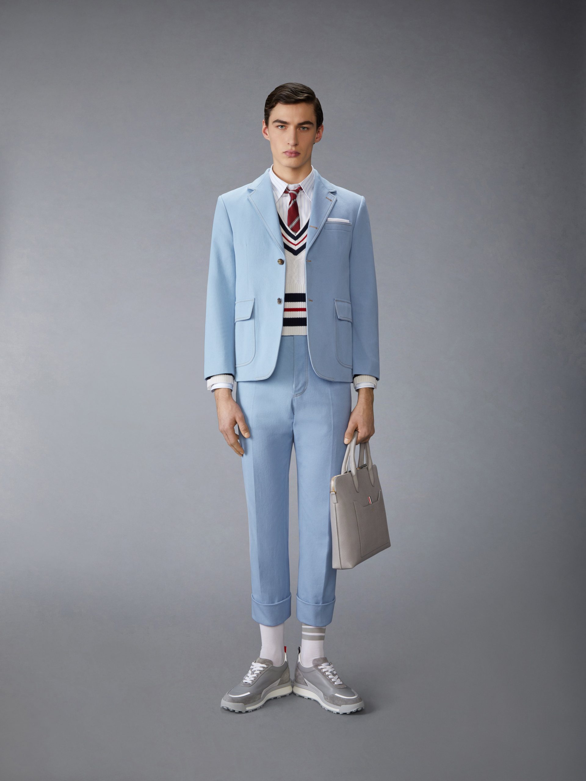 PINSTRIPE POPLIN 4-BAR SHIRT - Image 3