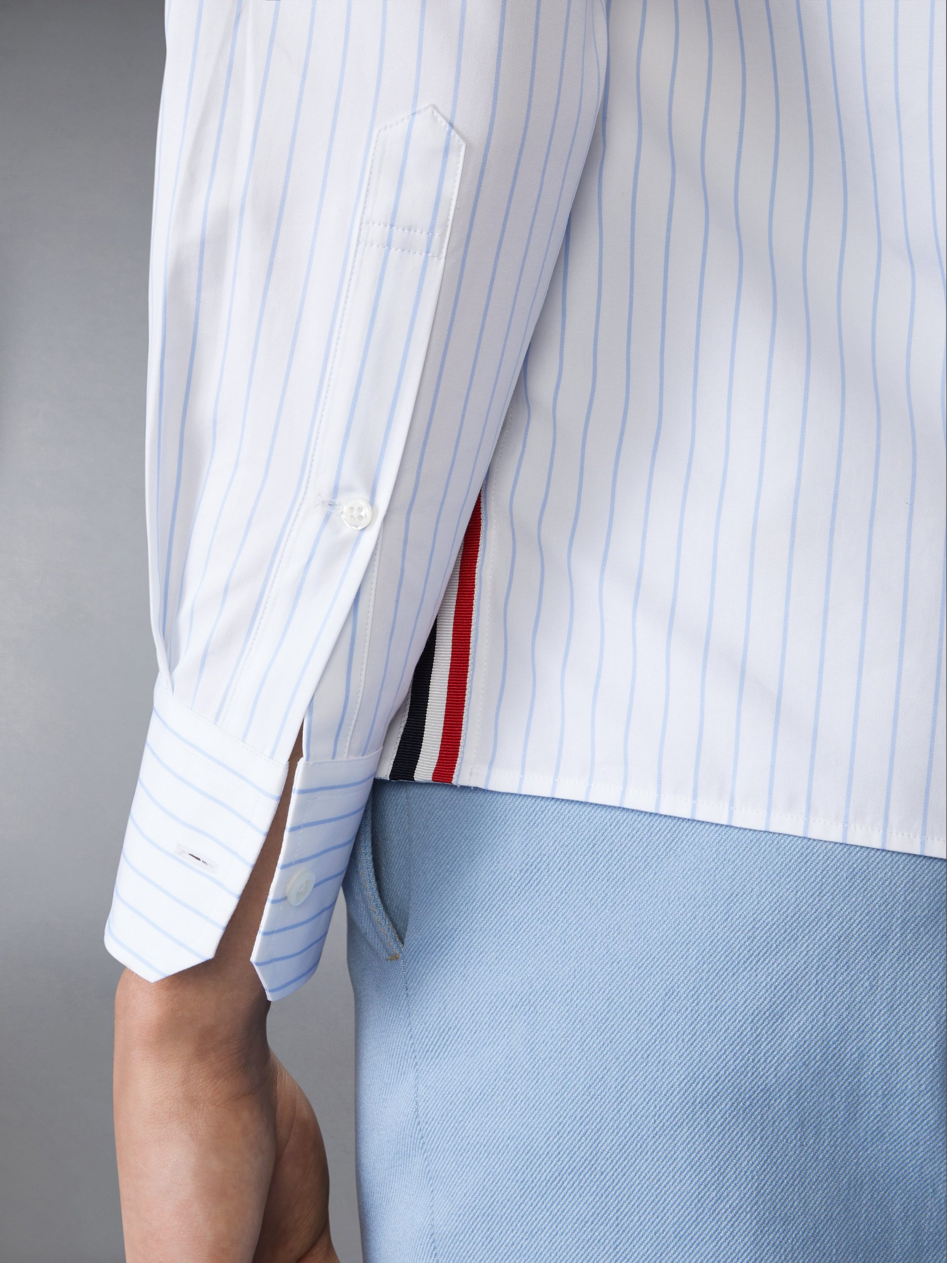 PINSTRIPE POPLIN 4-BAR SHIRT - Image 4