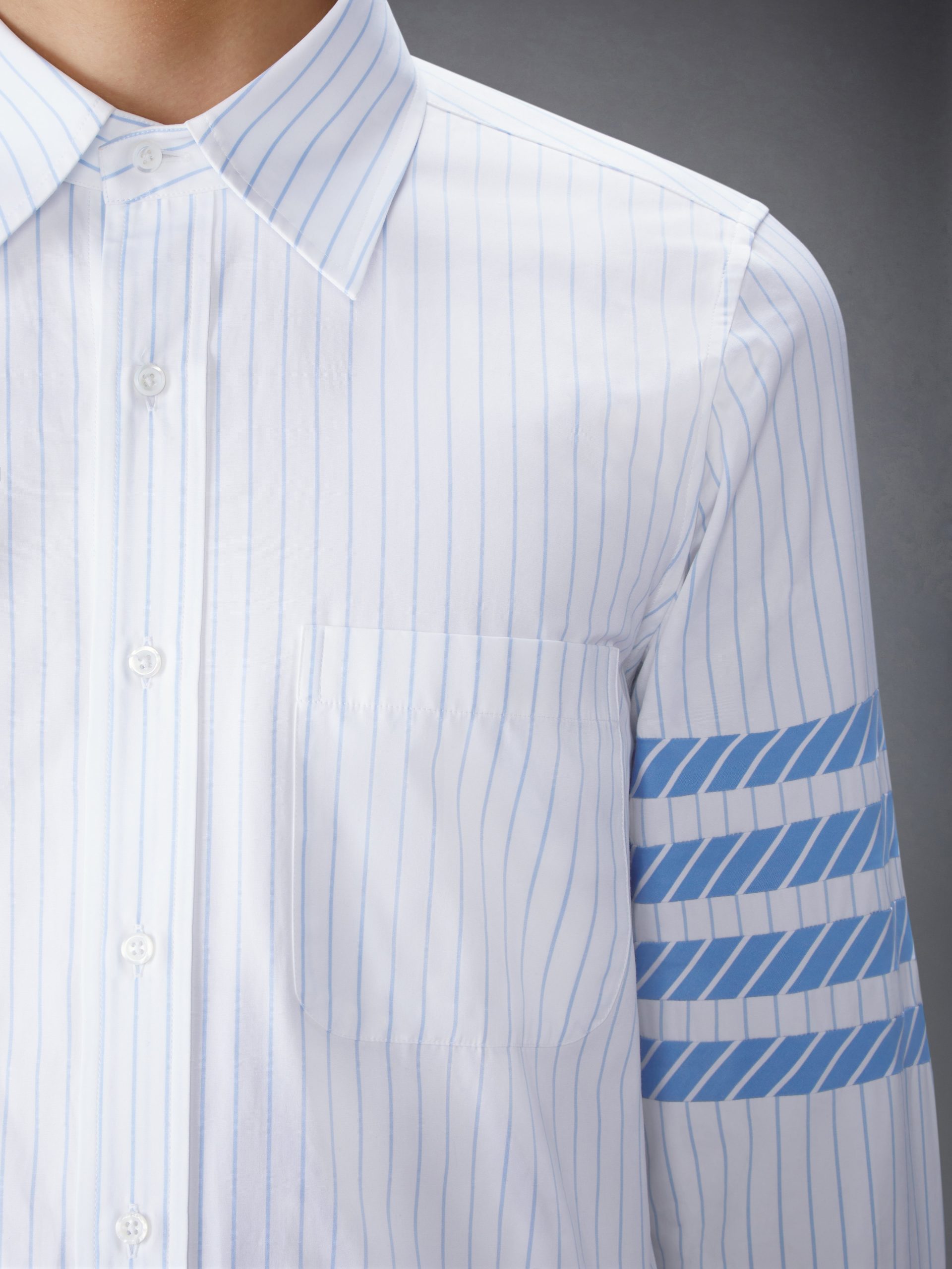 PINSTRIPE POPLIN 4-BAR SHIRT - Image 6