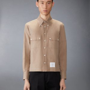 COTTON FLANNEL UTILITY SHIRT