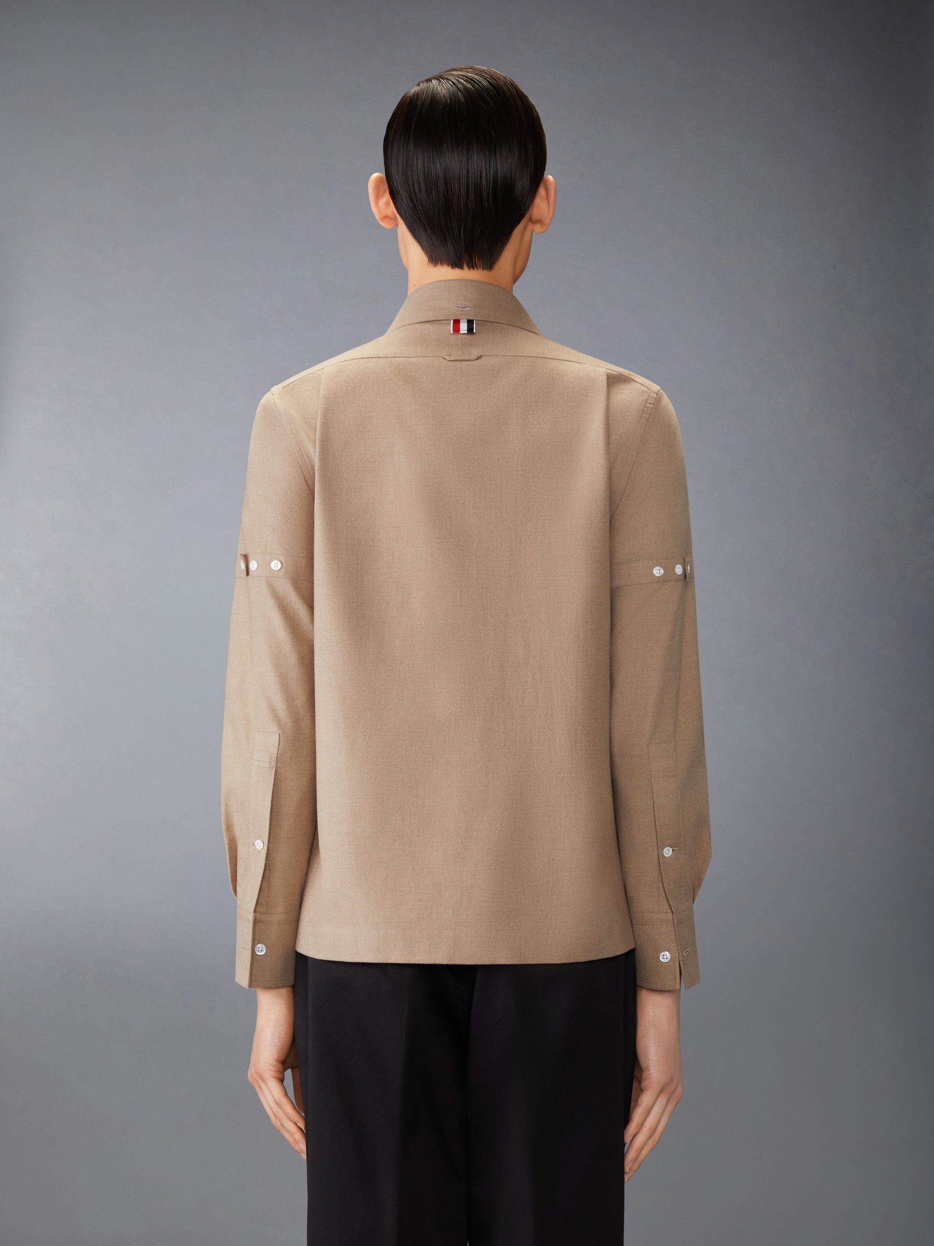 COTTON FLANNEL UTILITY SHIRT - Image 2