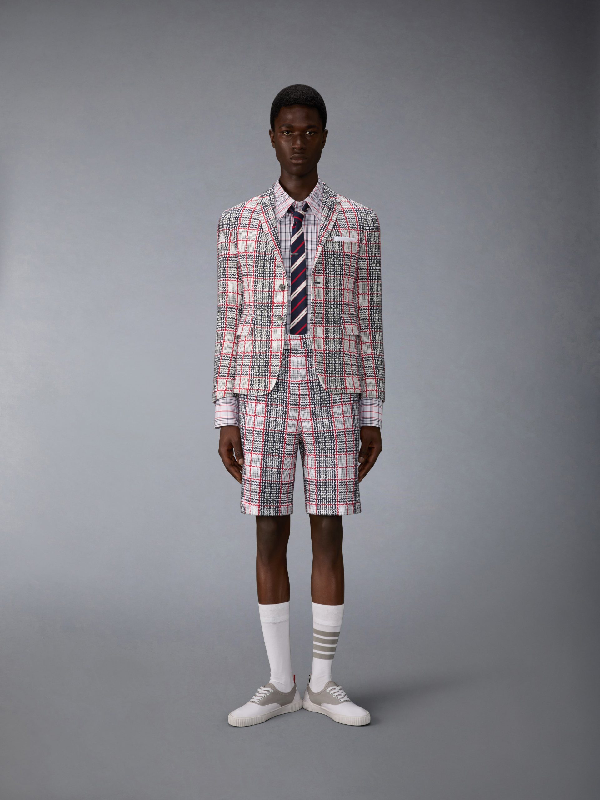 PLAID CHECK POPLIN ARMBAND OVERSIZED SHIRT - Image 4