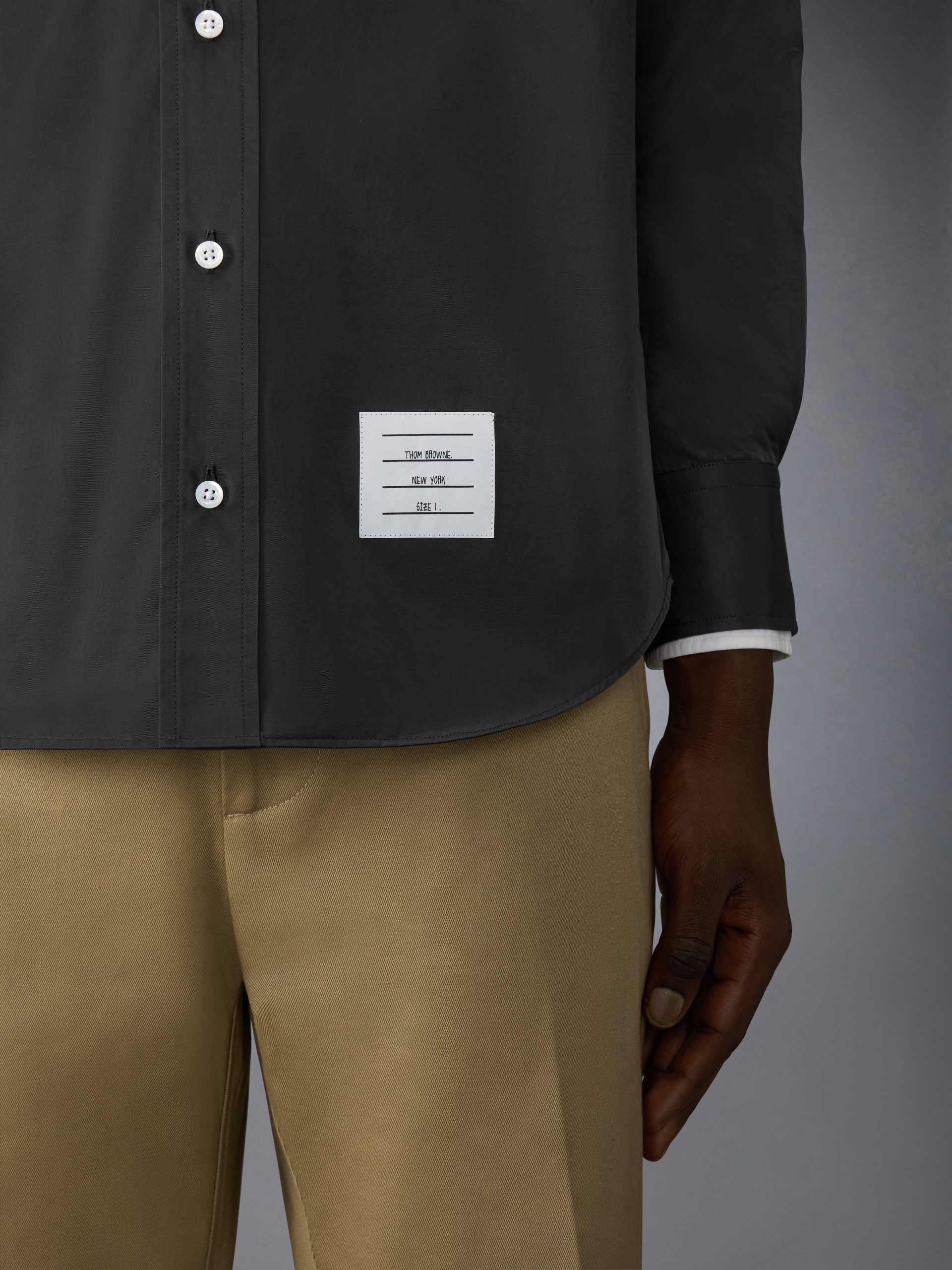 HOODED NYLON ARMBAND SHIRT - Image 5