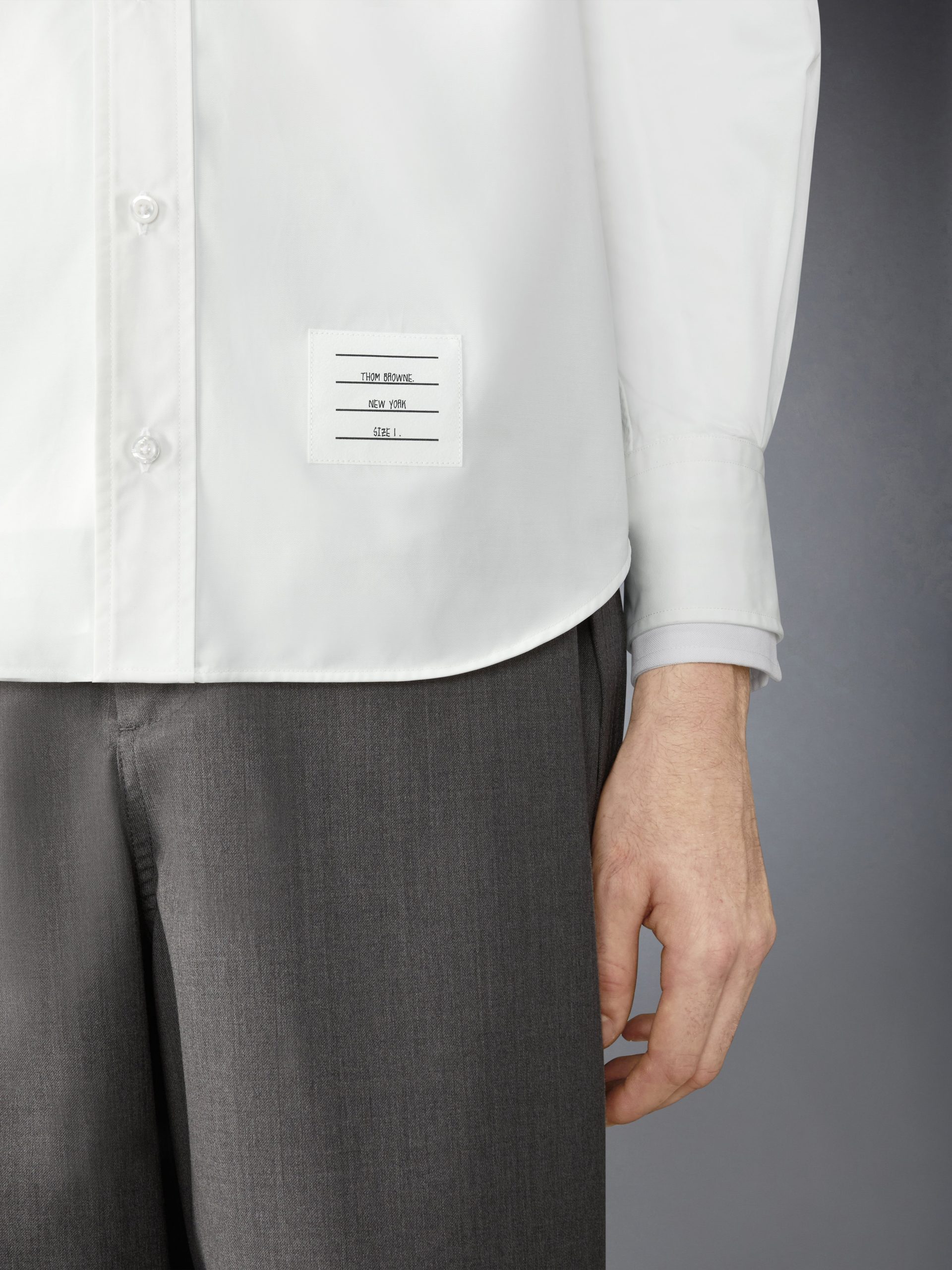 HOODED NYLON ARMBAND SHIRT - Image 4