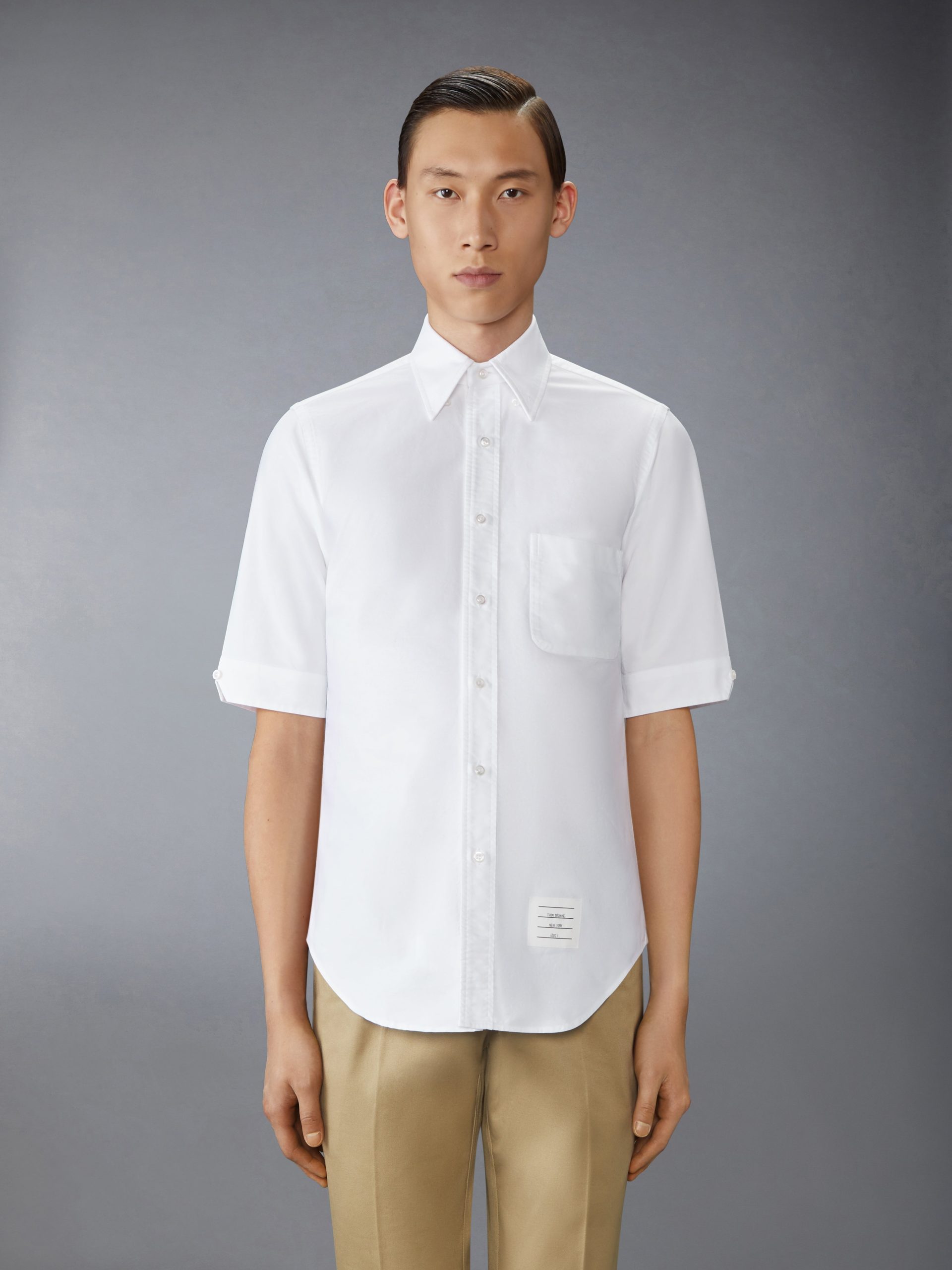 OXFORD RWB GROSGRAIN SHORT SLEEVE SHIRT - Image 3