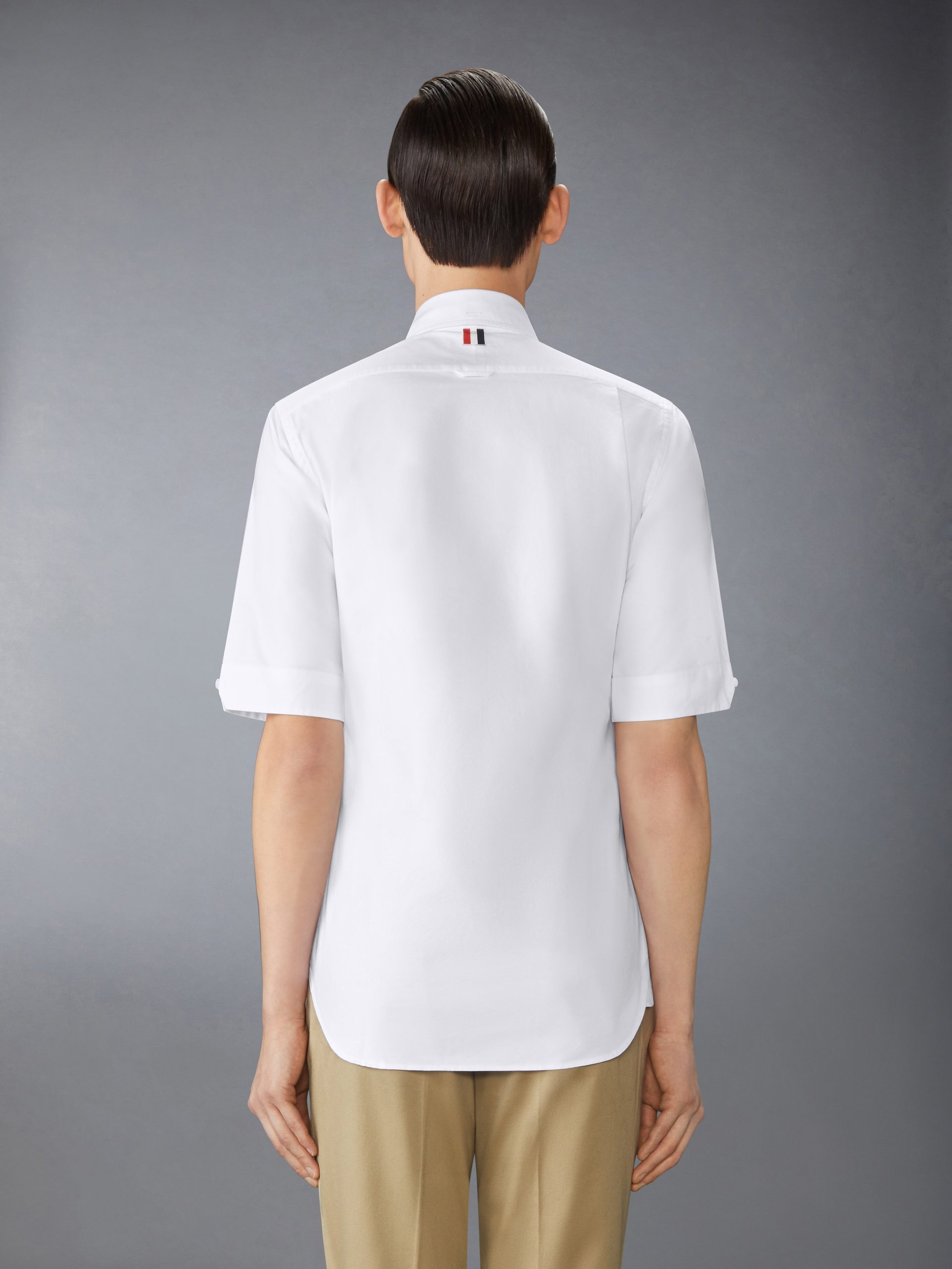 OXFORD RWB GROSGRAIN SHORT SLEEVE SHIRT - Image 4