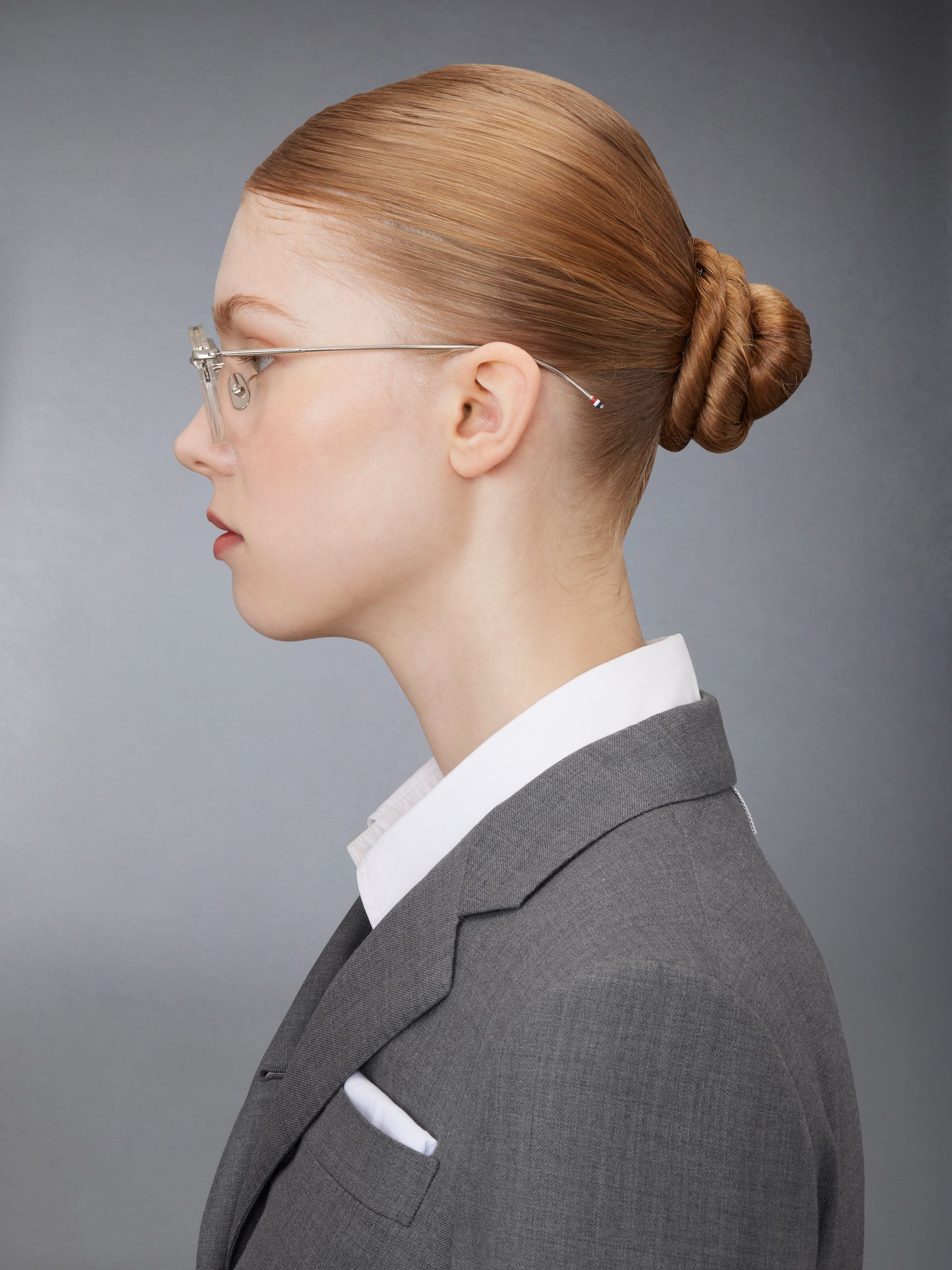 ACETATE AND TITANIUM ROUND EYEGLASSES - Image 4