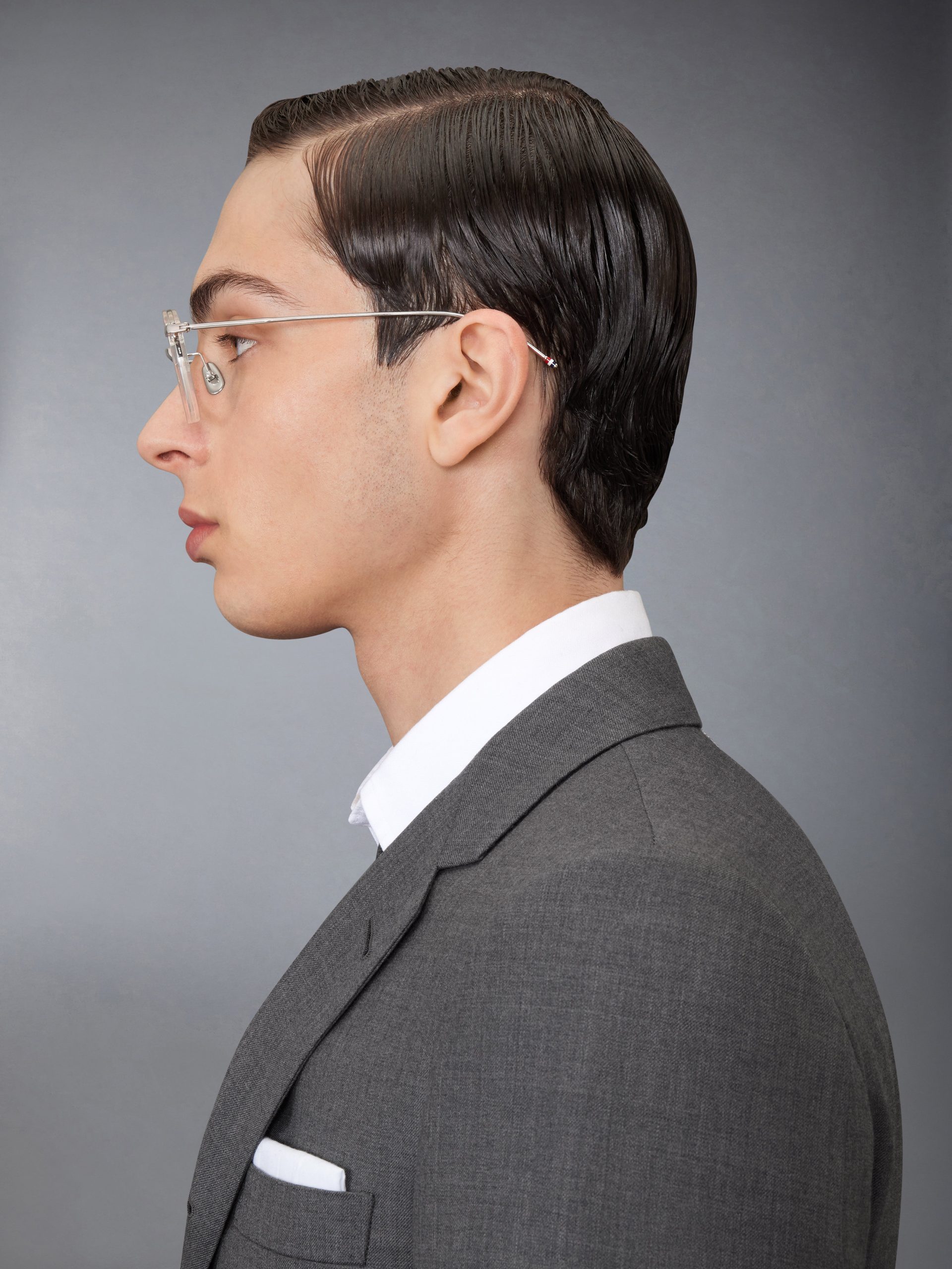 ACETATE AND TITANIUM ROUND EYEGLASSES - Image 5