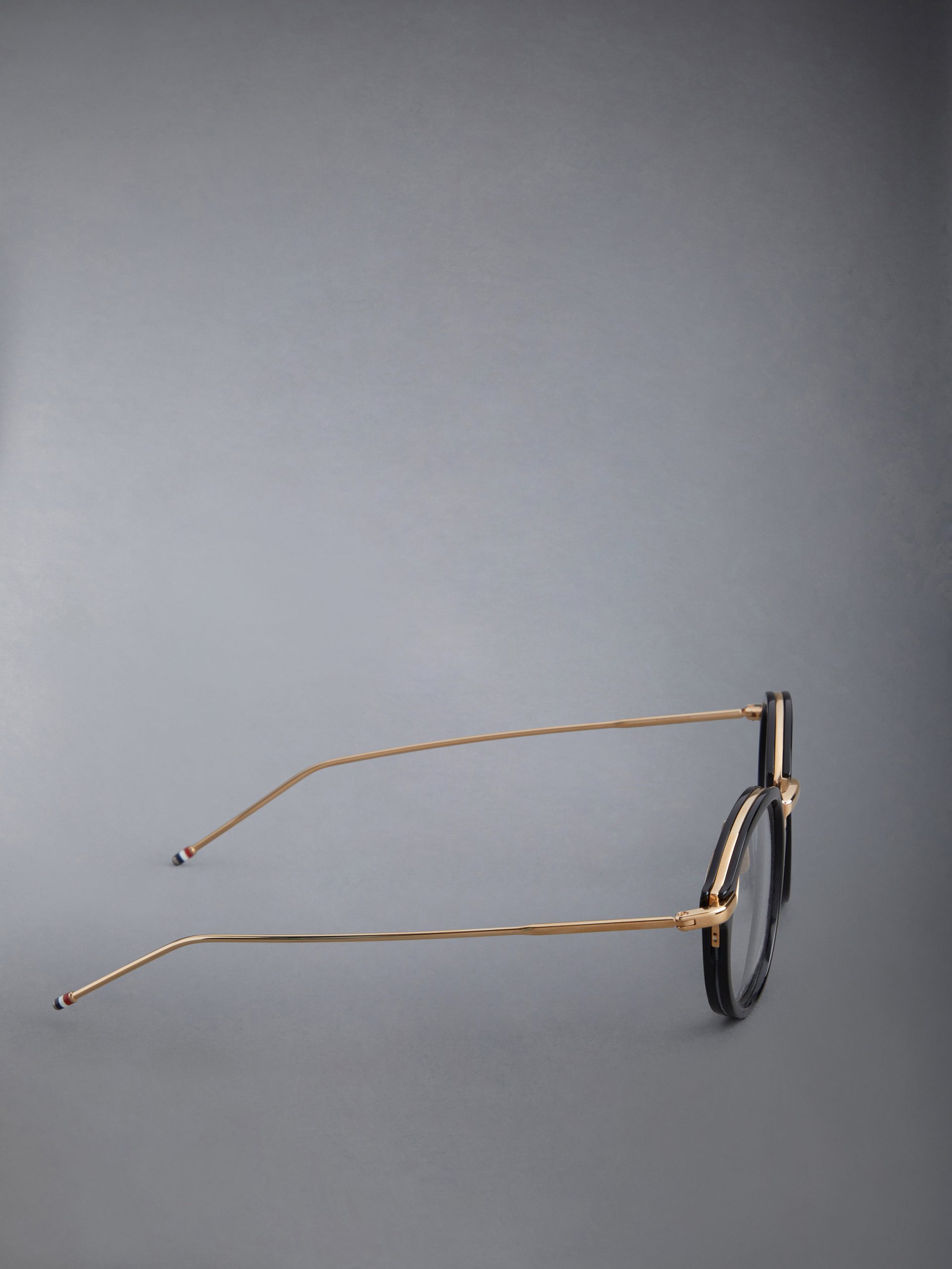 ACETATE AND TITANIUM ROUND EYEGLASSES - Image 4