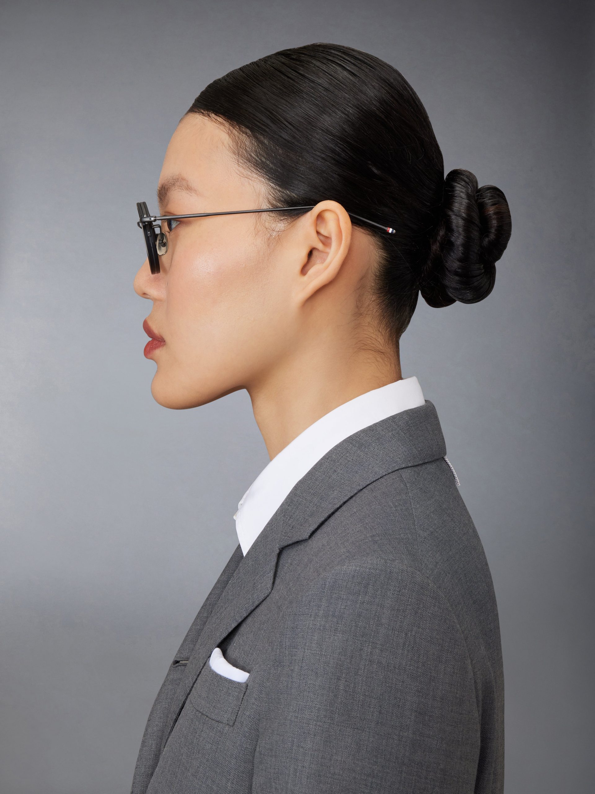 ACETATE AND TITANIUM ROUND EYEGLASSES - Image 4