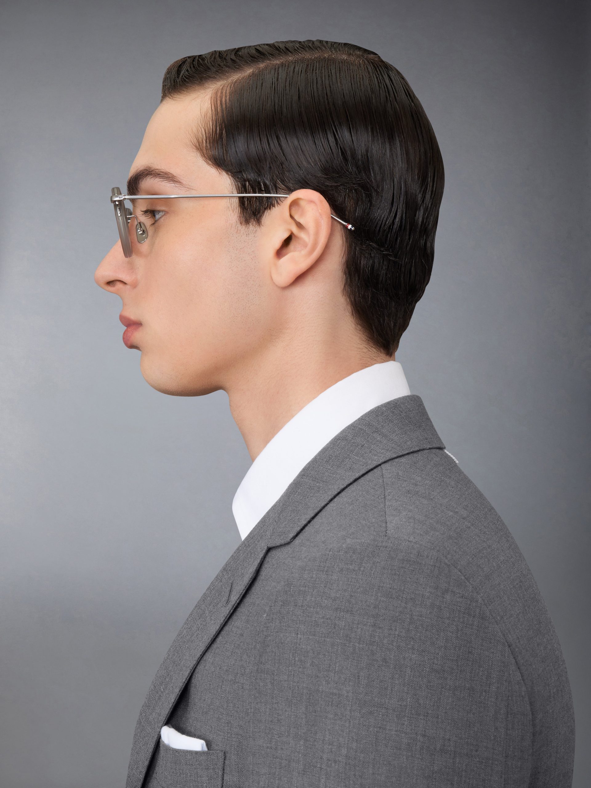 ACETATE AND TITANIUM ROUND EYEGLASSES - Image 5