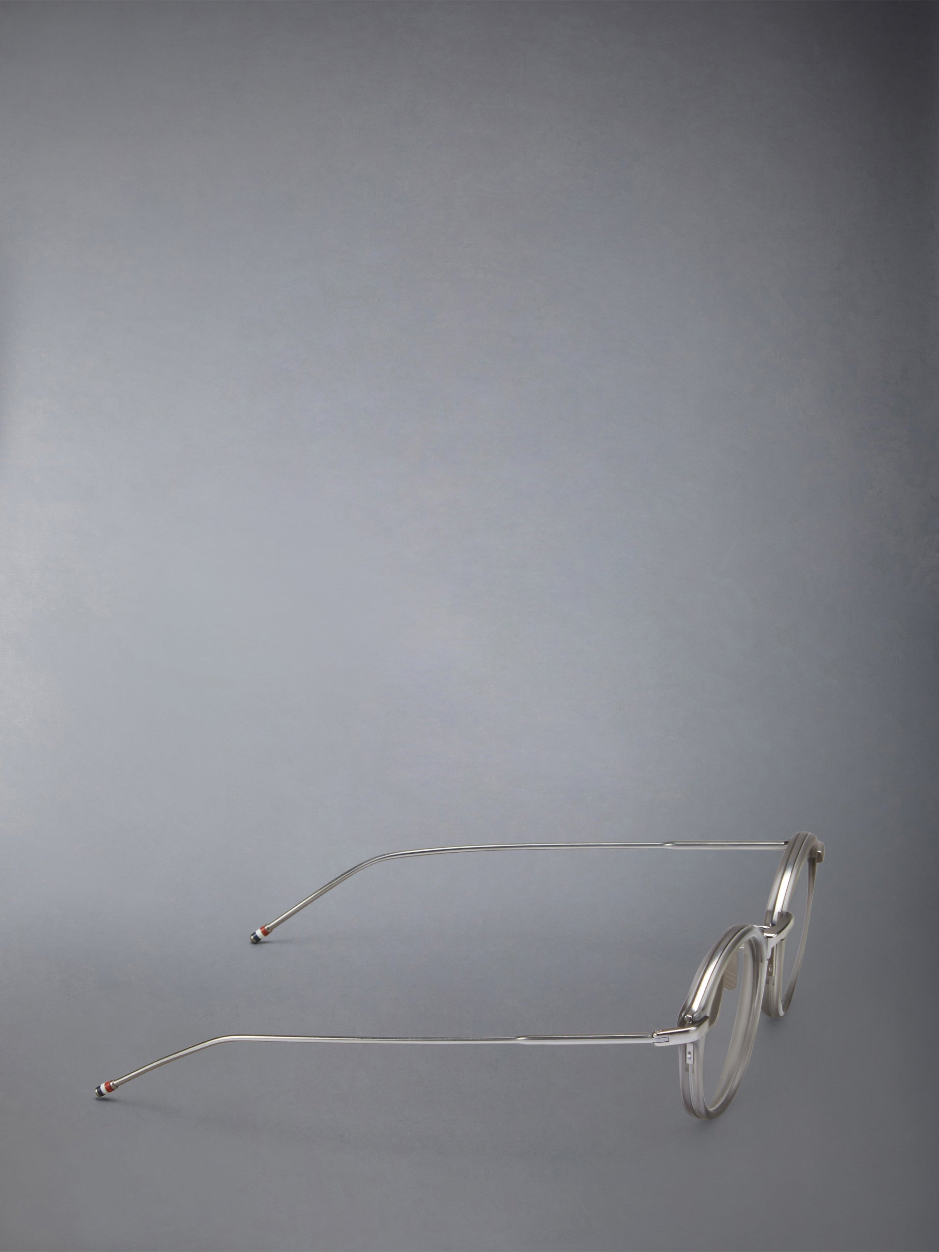 ACETATE AND TITANIUM ROUND EYEGLASSES - Image 6