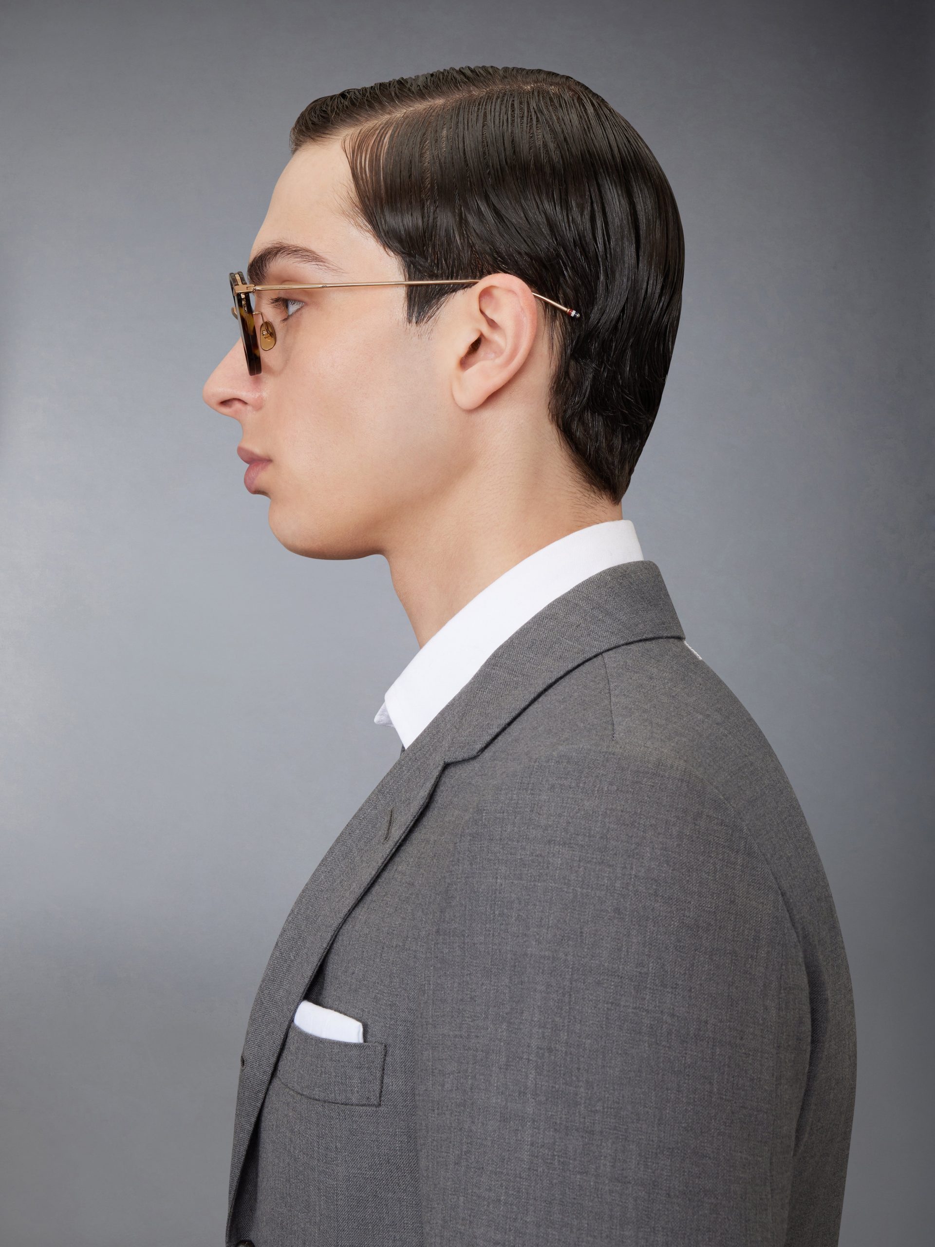 ACETATE AND TITANIUM ROUND EYEGLASSES - Image 5