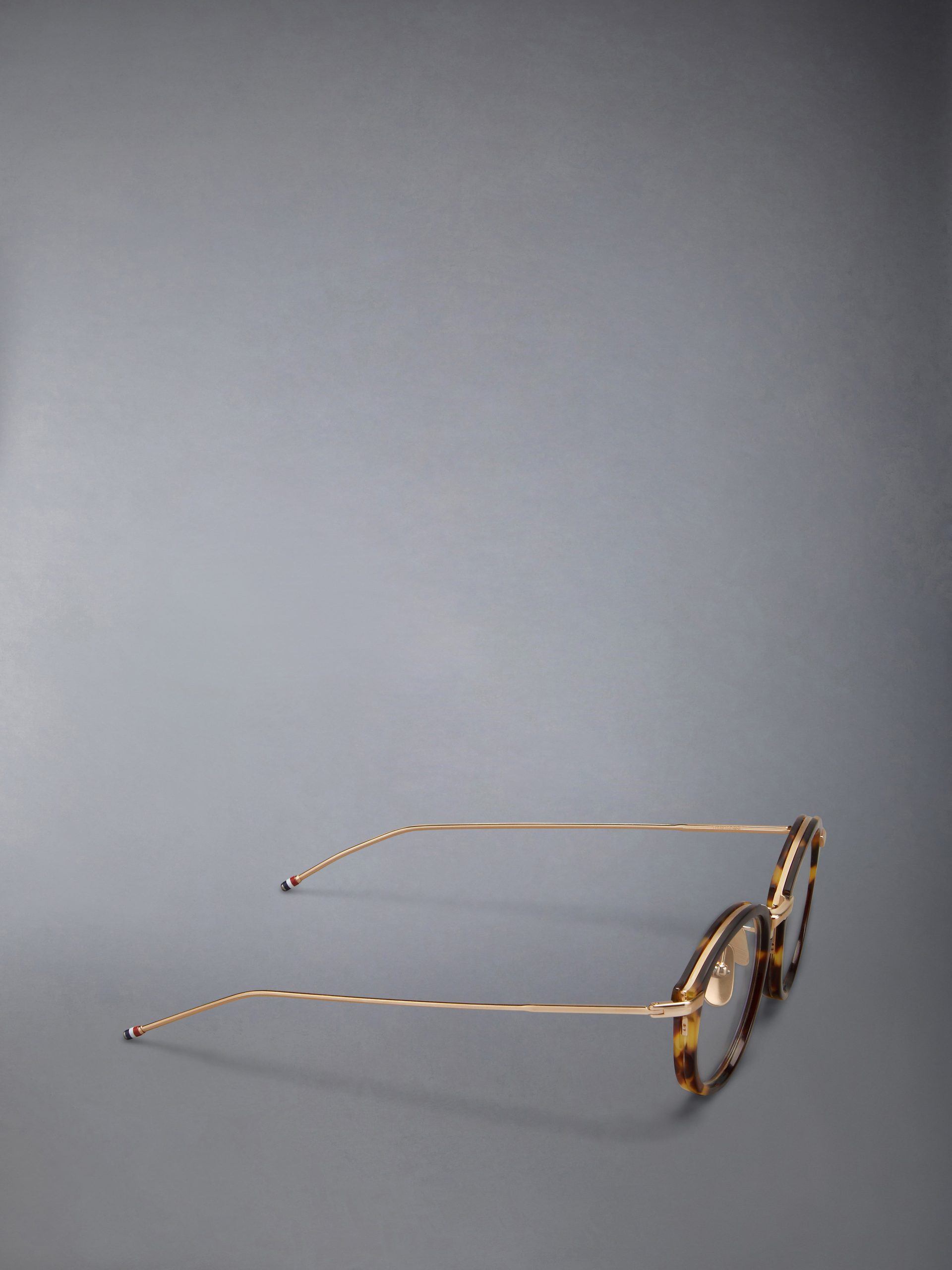 ACETATE AND TITANIUM ROUND EYEGLASSES - Image 6