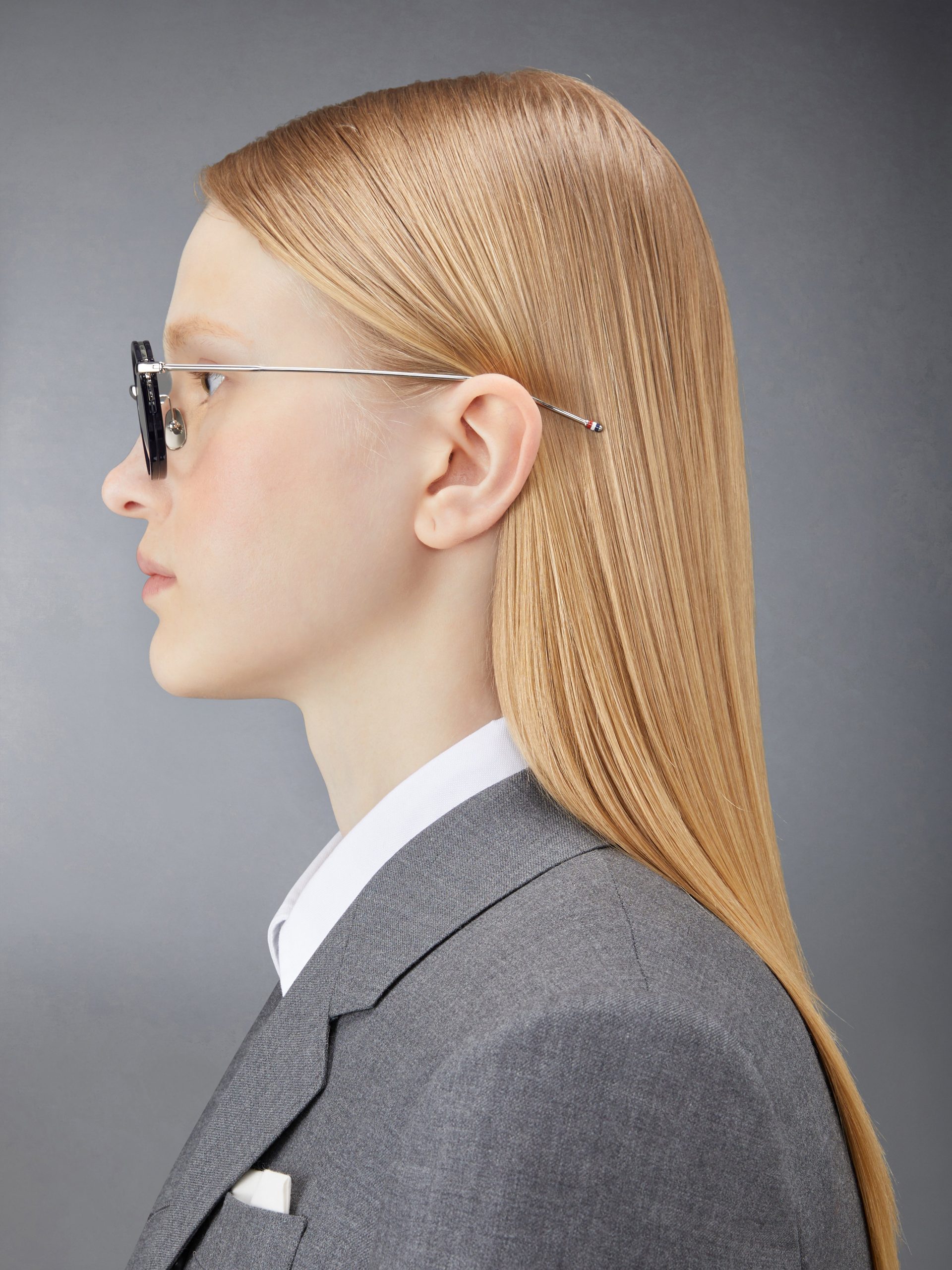 ACETATE AND TITANIUM ROUND EYEGLASSES - Image 3