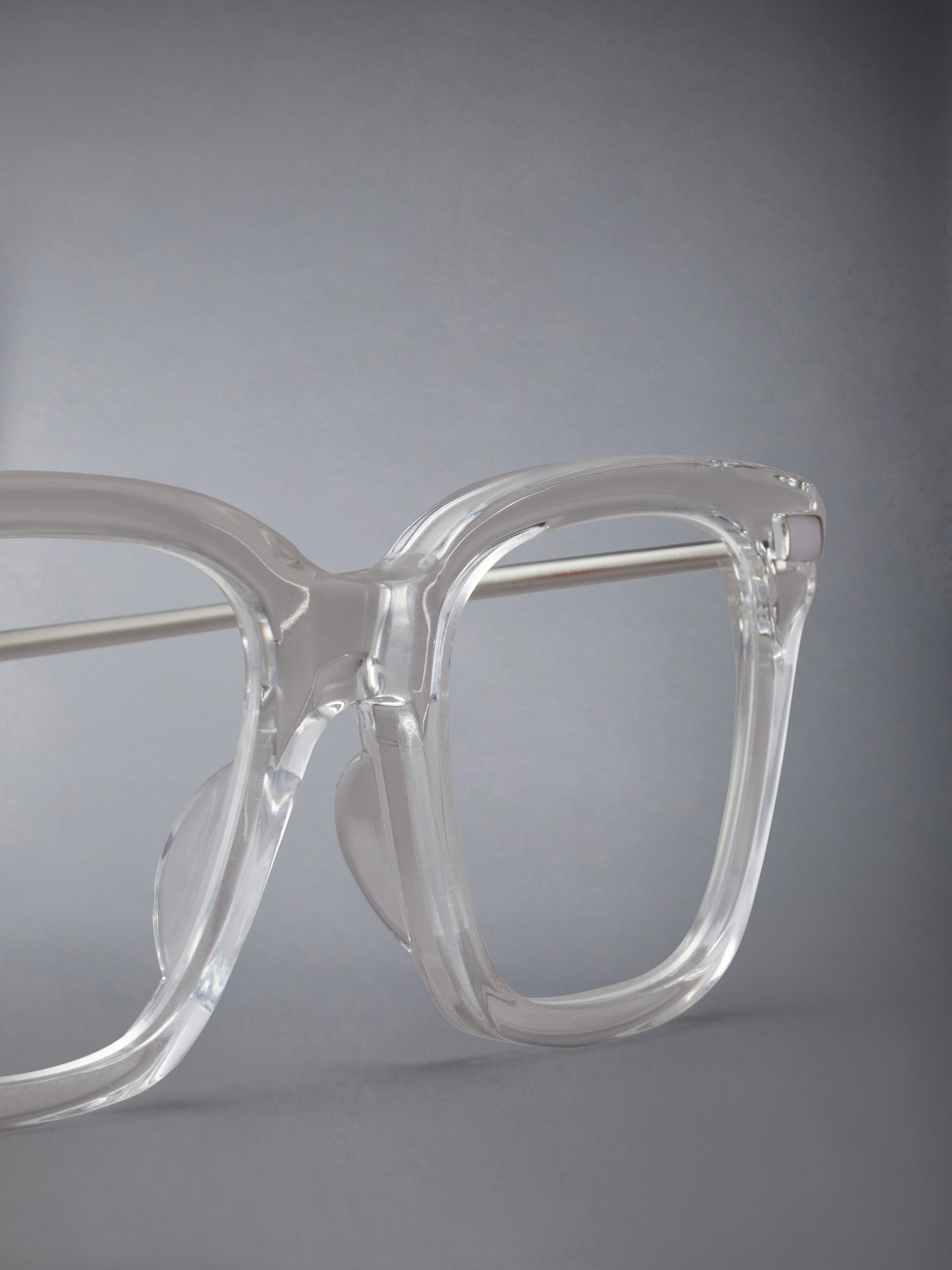 ACETATE AND TITANIUM RECTANGULAR EYEGLASSES - Image 7