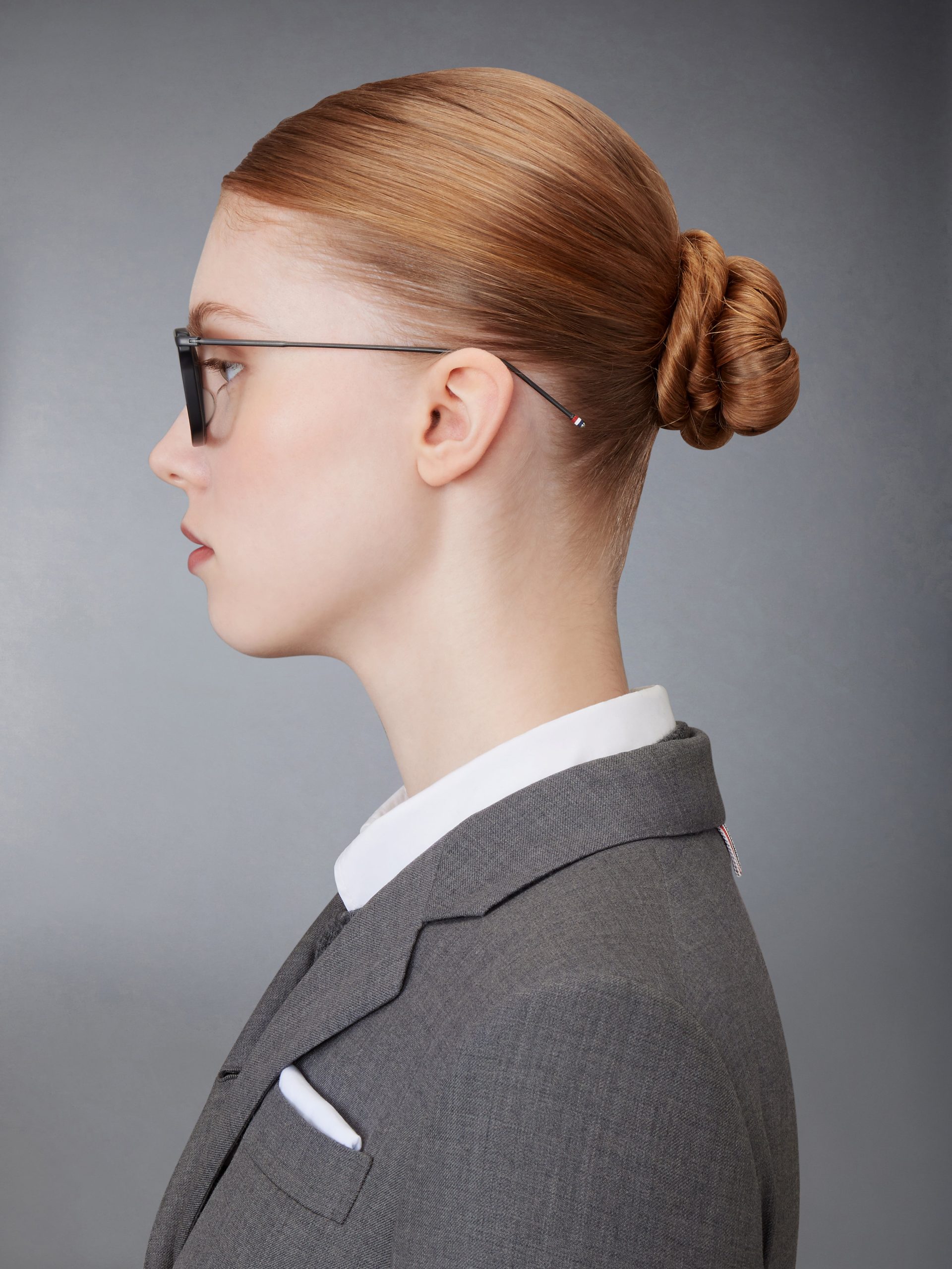 ACETATE AND TITANIUM RECTANGULAR EYEGLASSES - Image 4