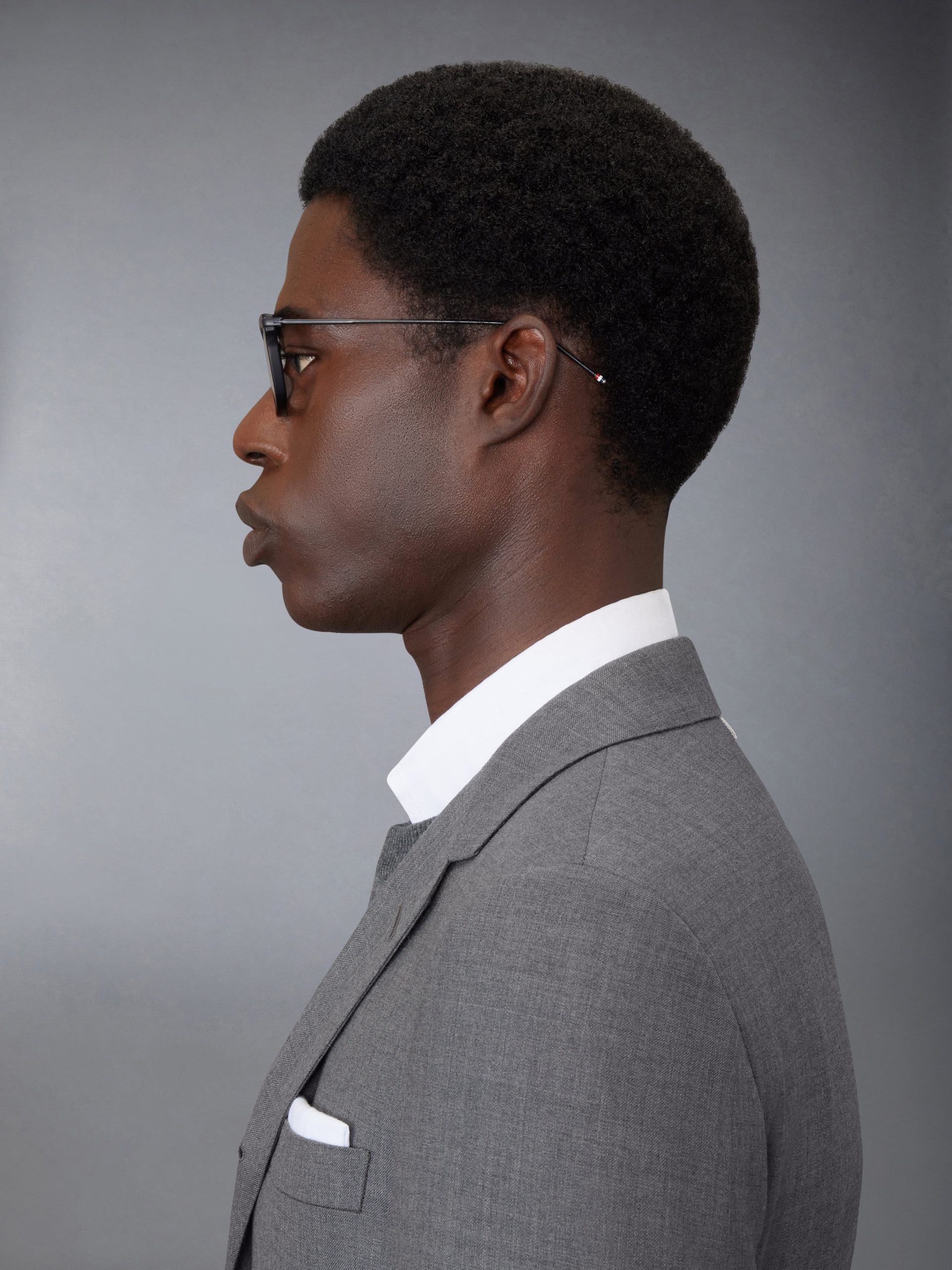 ACETATE AND TITANIUM RECTANGULAR EYEGLASSES - Image 5