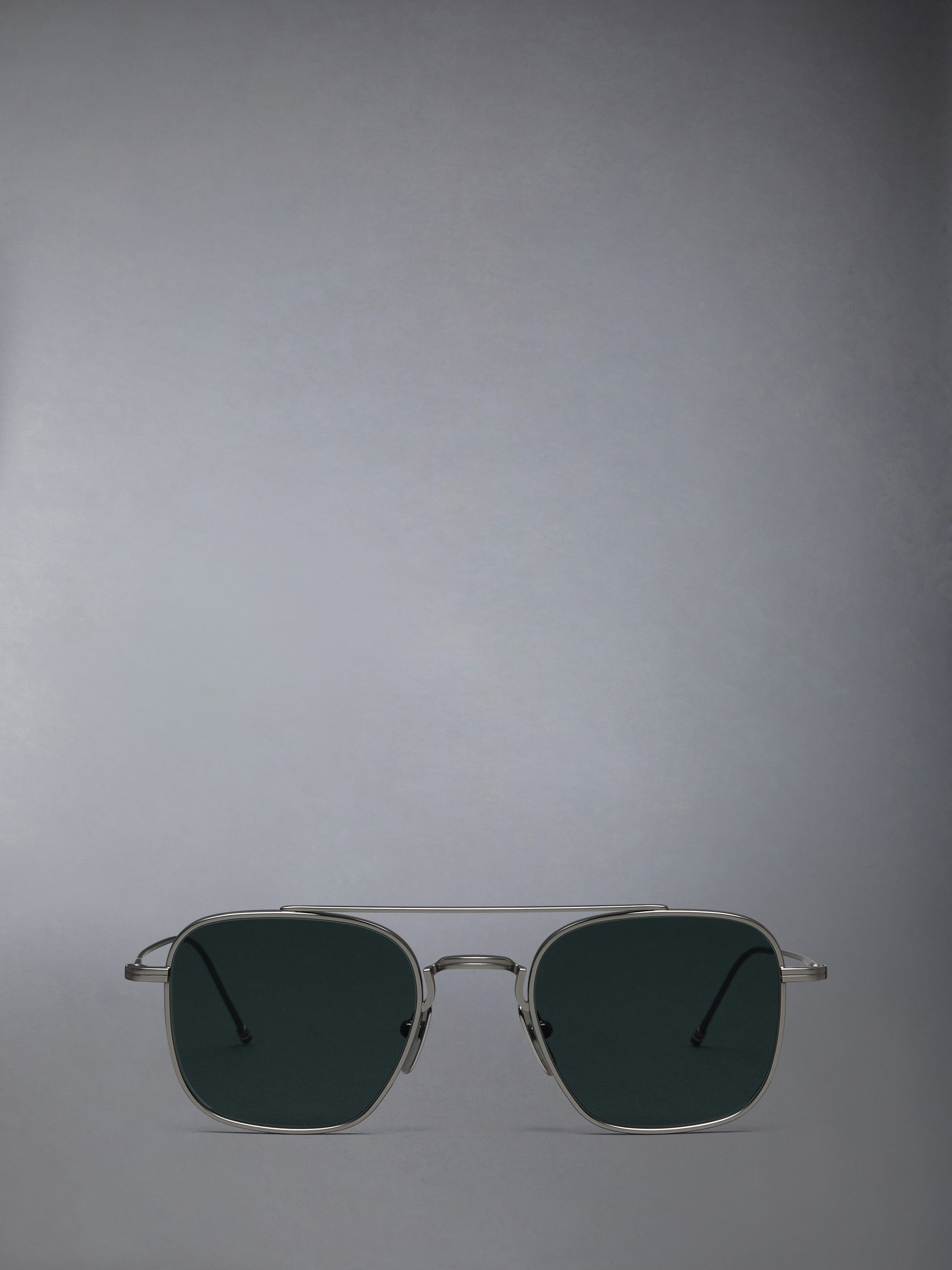 TITANIUM SQUARED AVIATOR SUNGLASSES