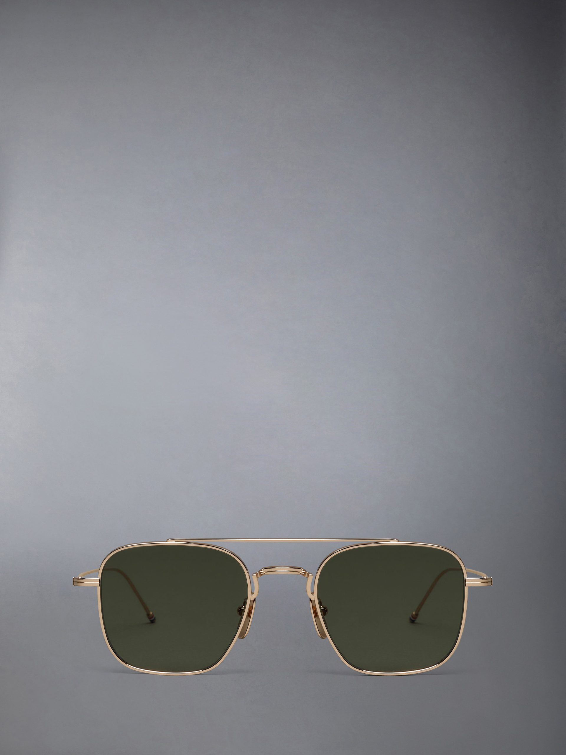 TITANIUM SQUARED AVIATOR SUNGLASSES