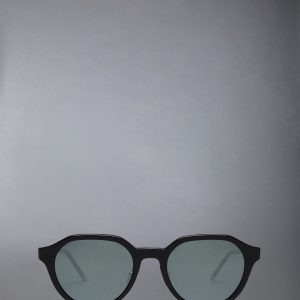 ACETATE OVAL SUNGLASSES