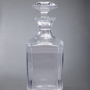 CRYSTAL 4-BAR BACCARAT WHISKEY CARAFE