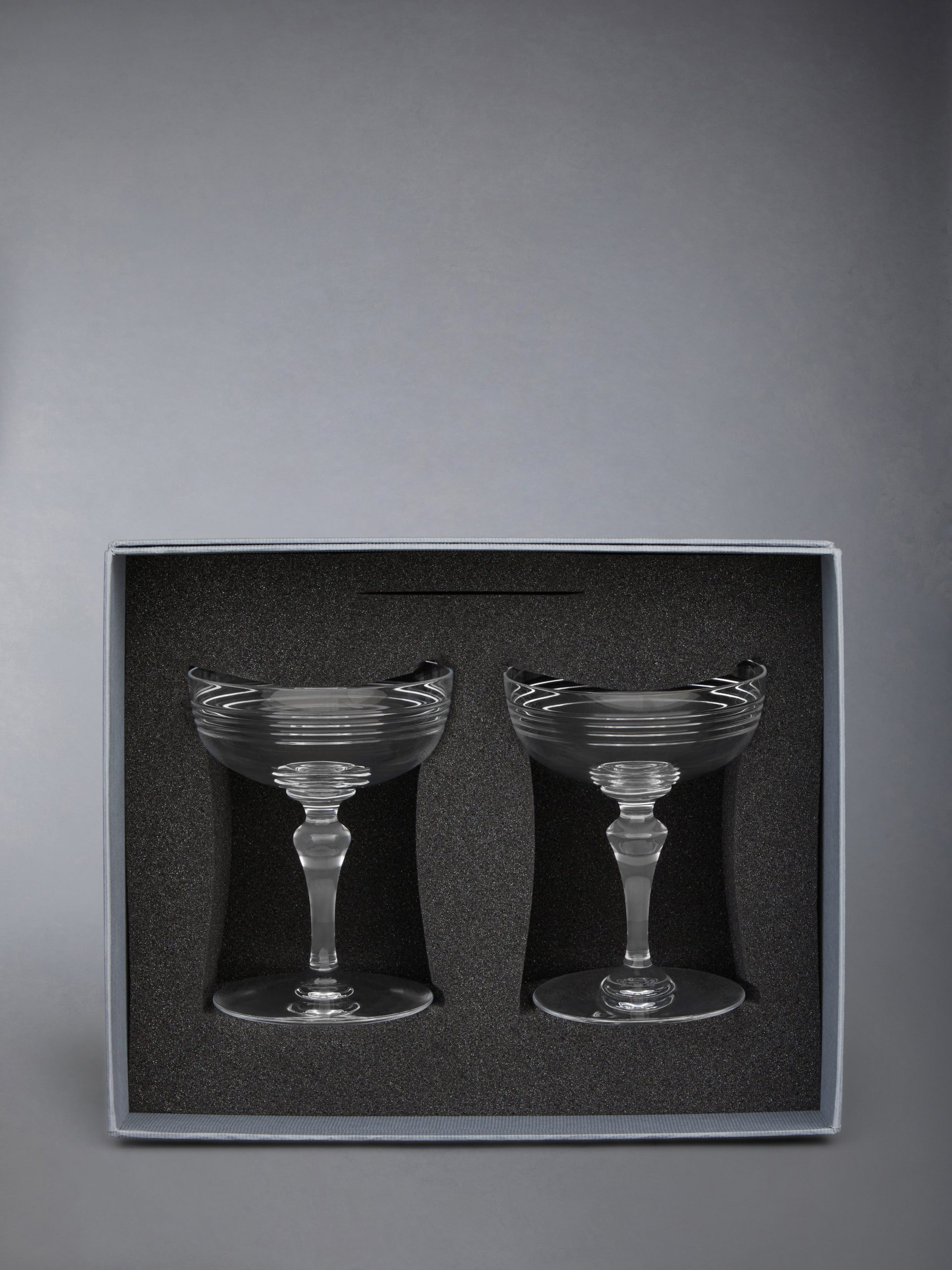 CRYSTAL 4-BAR BACCARAT CHAMPAGNE COUPES - Image 5