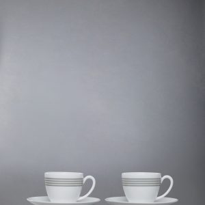LIMOGES PORCELAIN 4-BAR HAVILAND COFFEE CUP SET