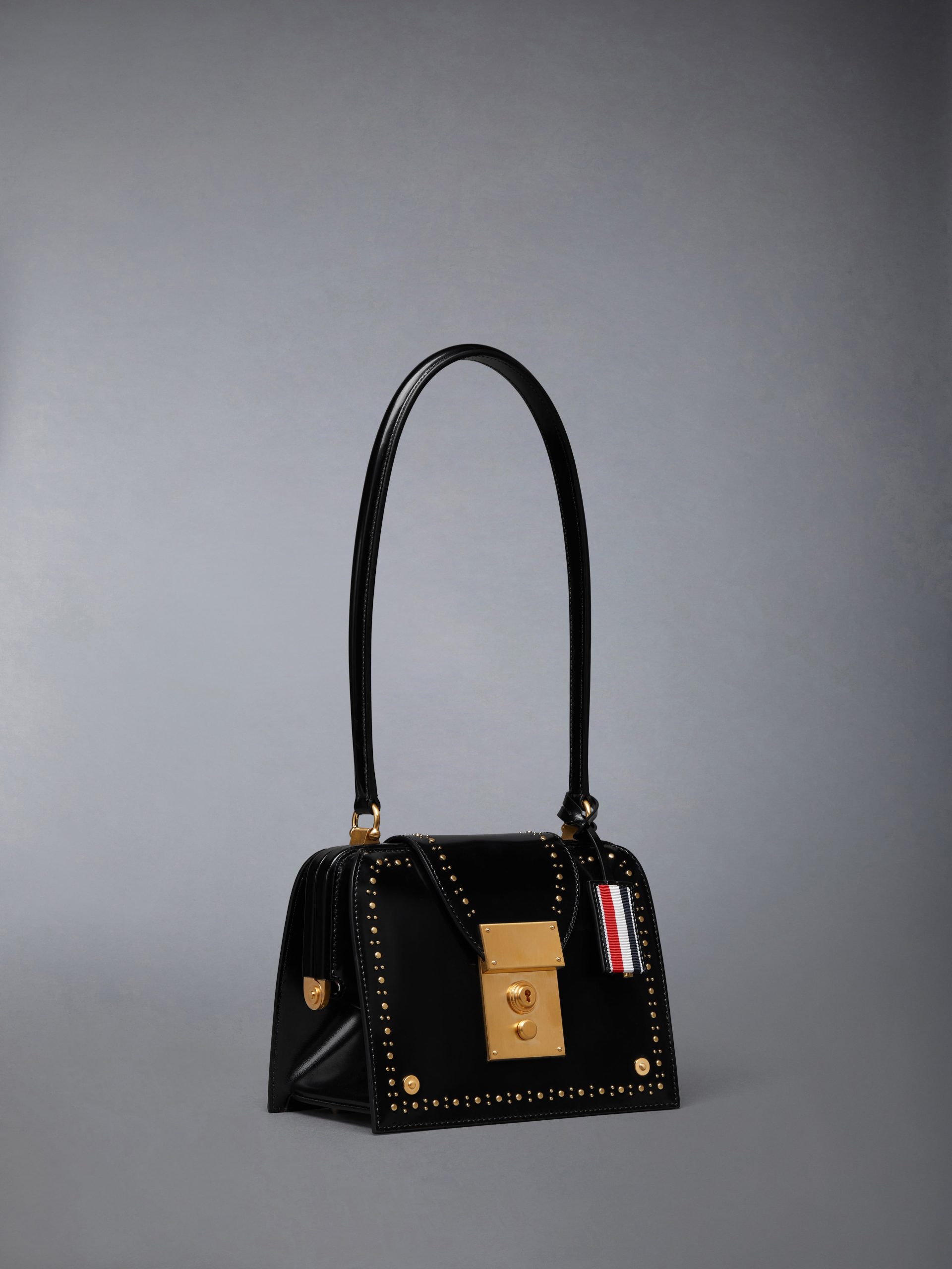 SOFT SPAZZOLATO STUD MRS. THOM TRIANGLE BAG - Image 2