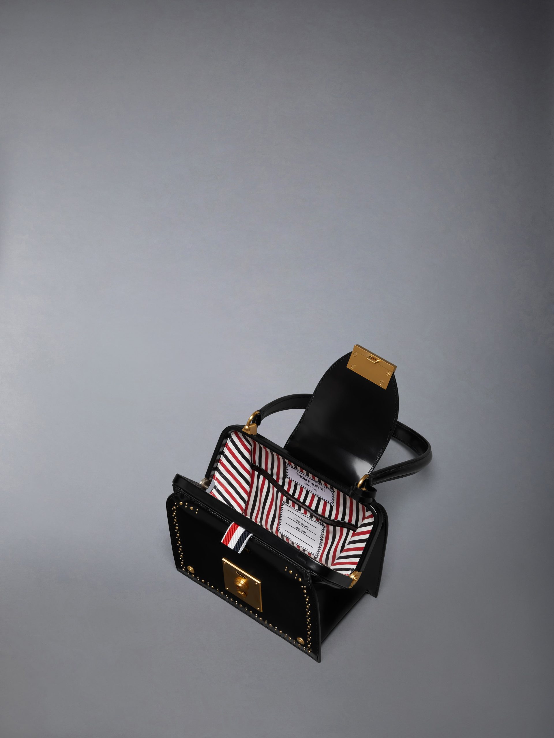 SOFT SPAZZOLATO STUD MRS. THOM TRIANGLE BAG - Image 5