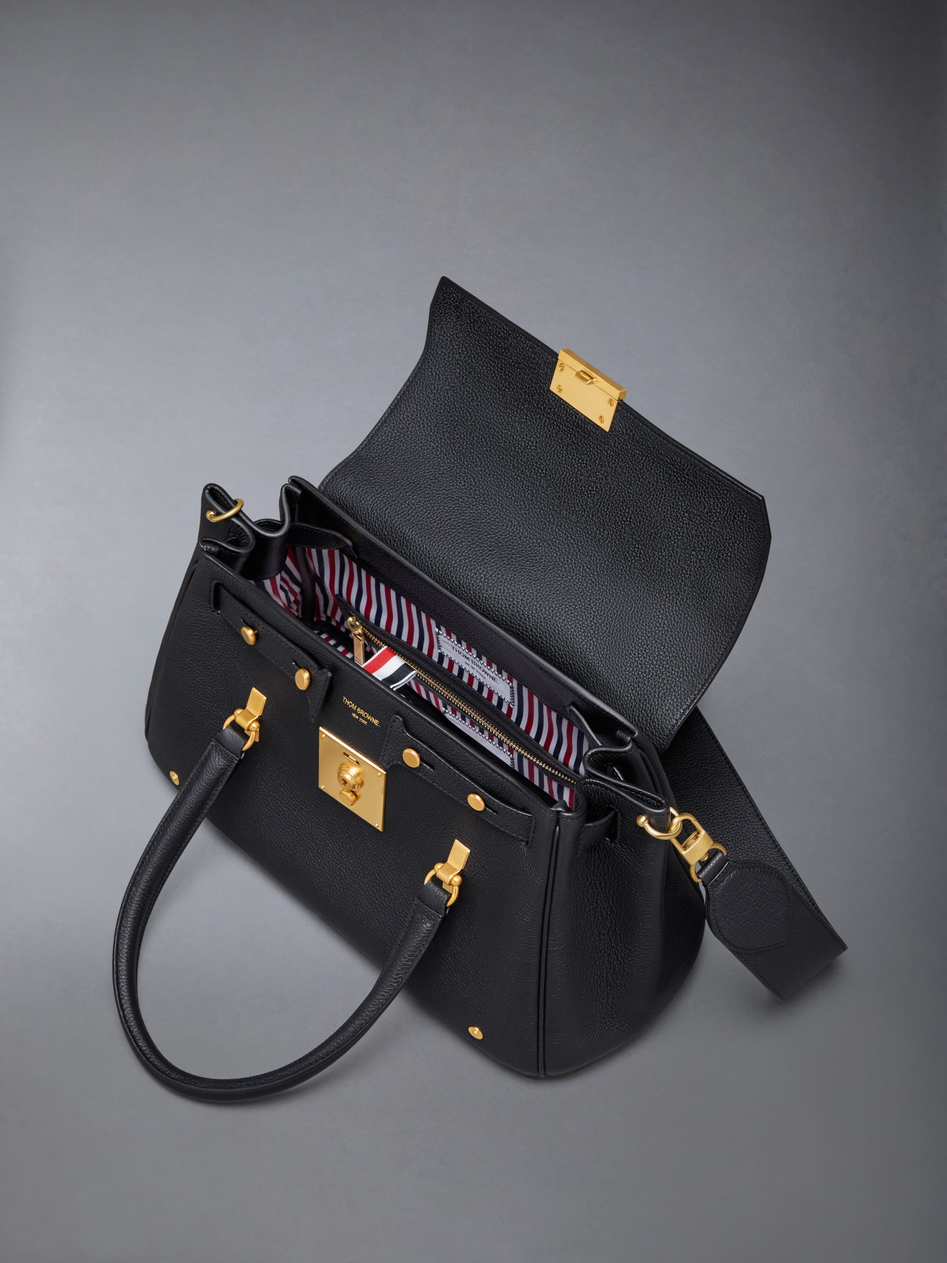 BOLTON BAG IN SOFT PEBBLE GRAIN LEATHER - Image 5